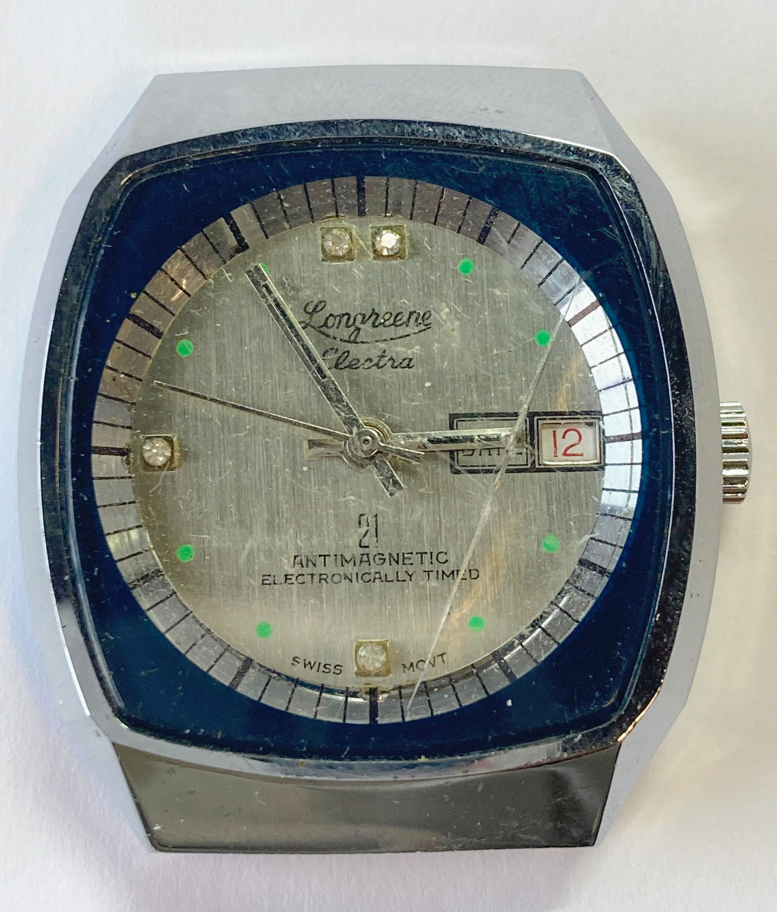 VINTAGE LONGREENE ELECTRO WIND UP MENS WATCH Nov 01, 2022 Les