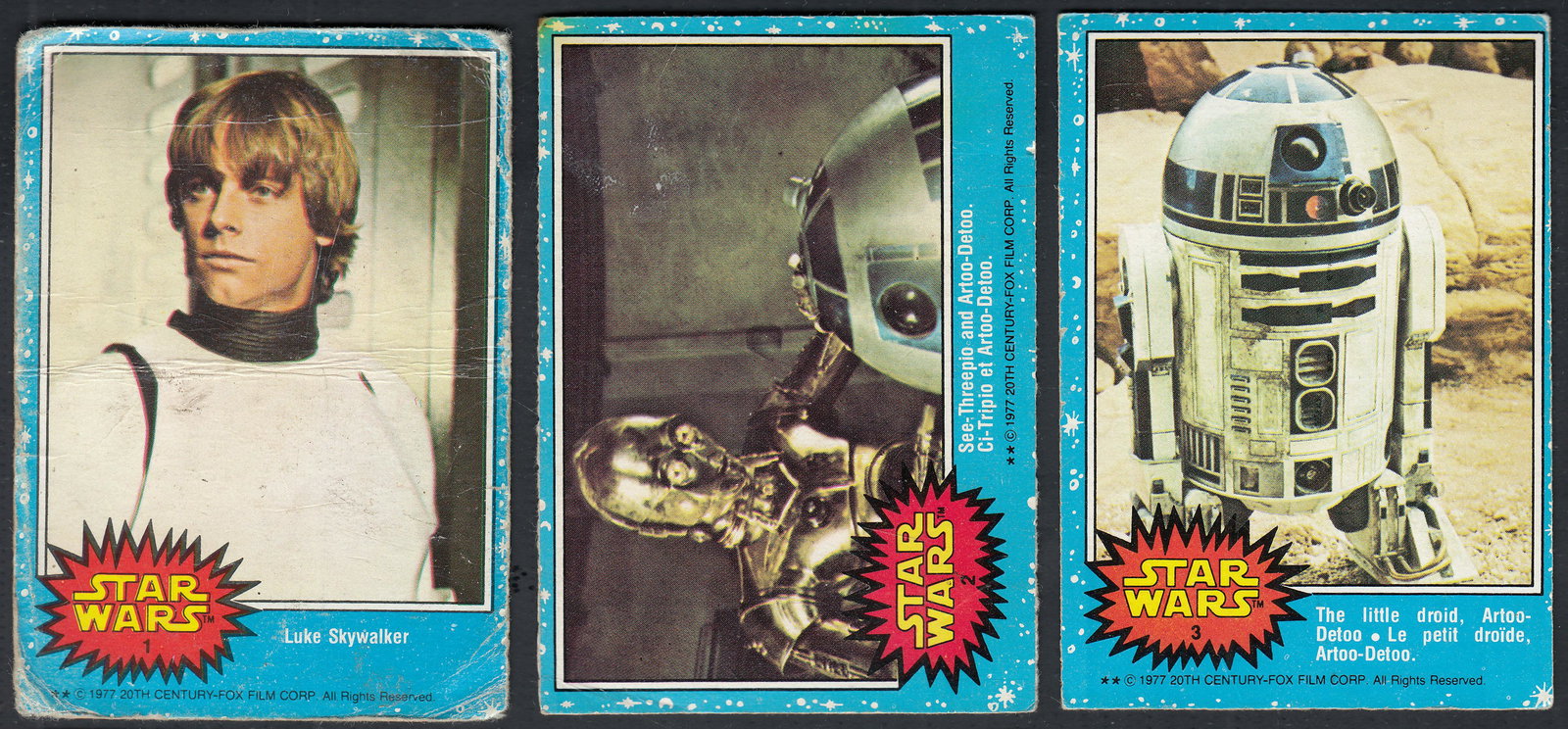 1977 O-PEE-CHEE STAR WARS CARDS SER. 1 FULL SET 66/66 (1 of 4)