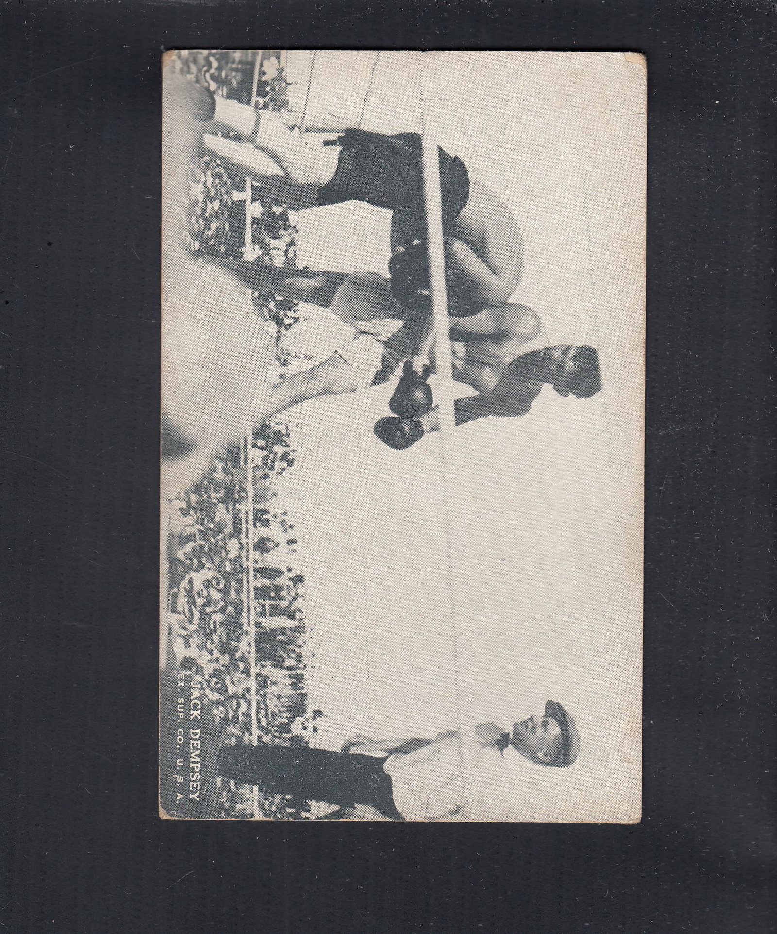 1926 EXHIBIT BOXING CARD J. DEMPSEY (1 of 2)