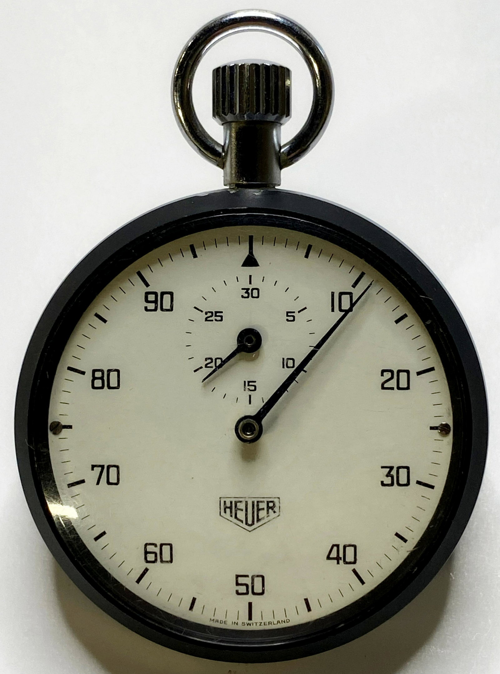 VINTAGE HEUER WIND-UP STOP WATCH (1 of 6)