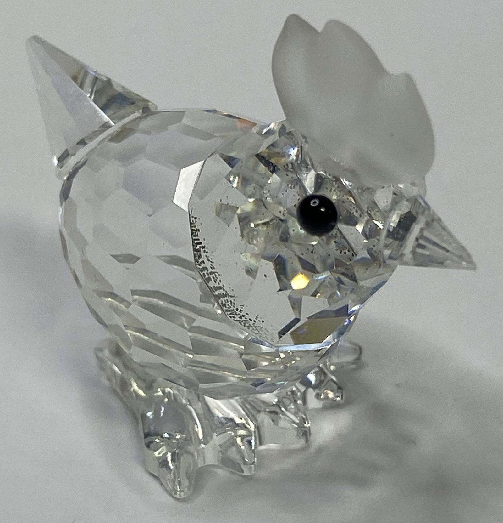 SWAROVSKI CRYSTAL CHICKEN FIGURINE & BOX (1 of 4)