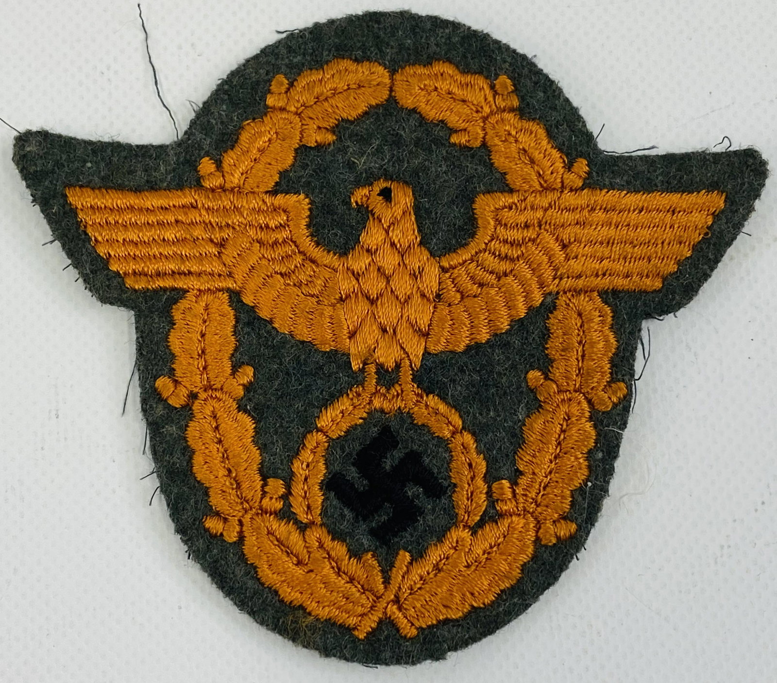 1939-45 WW2 GERMAN POLICE UNIFORM PATCH (1 of 2)