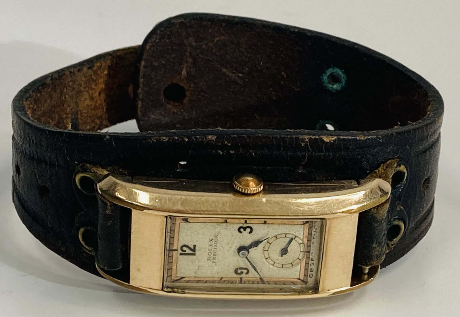 ROLEX PRECISION WIND-UP MEN'S WATCH (1 of 4)