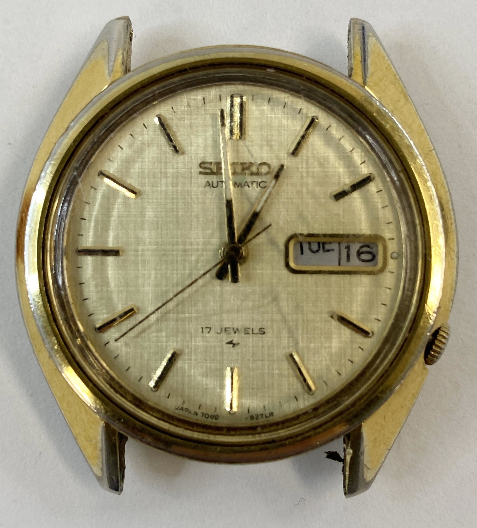 VINTAGE SEIKO 7009-8279 GOLD FILLED AUTOMATIC MEN'S WATCH (1 of 6)