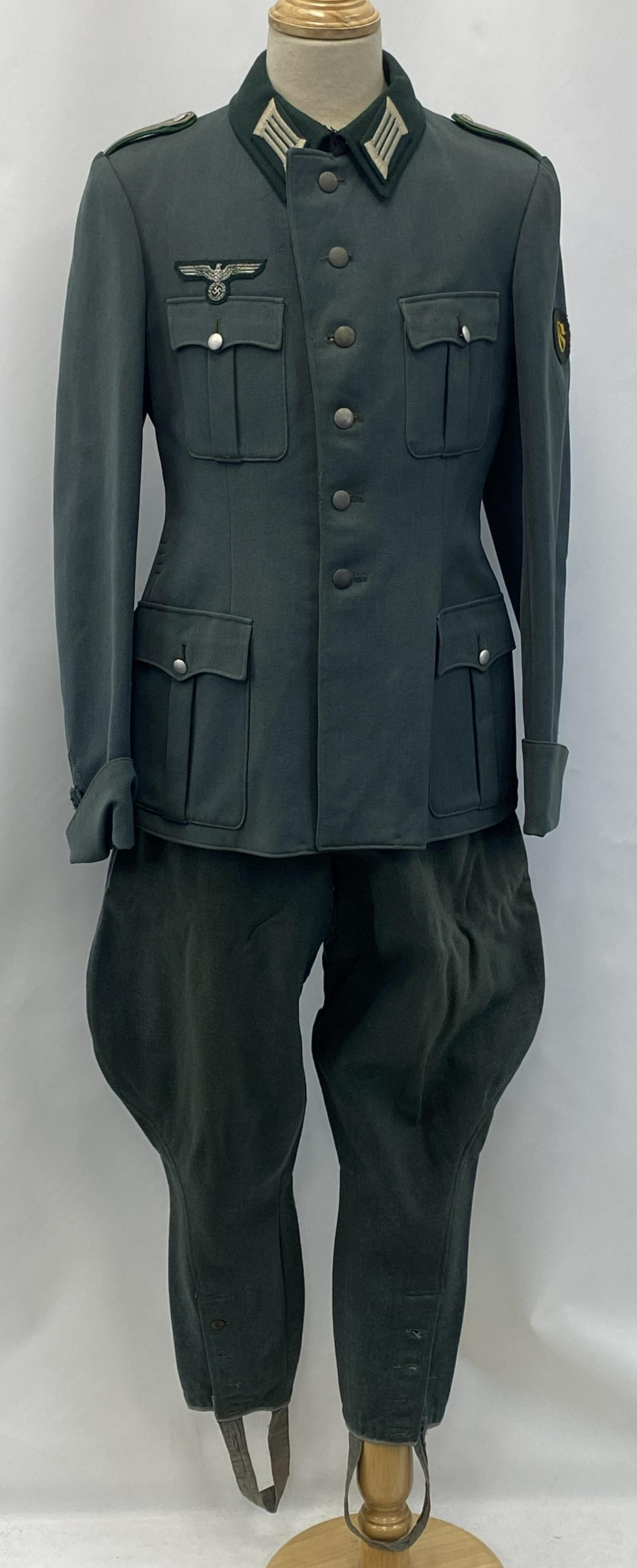 1939-45 WW2 GERMAN ARMY SERVICE UNIFORM OFFICER (1 of 7)
