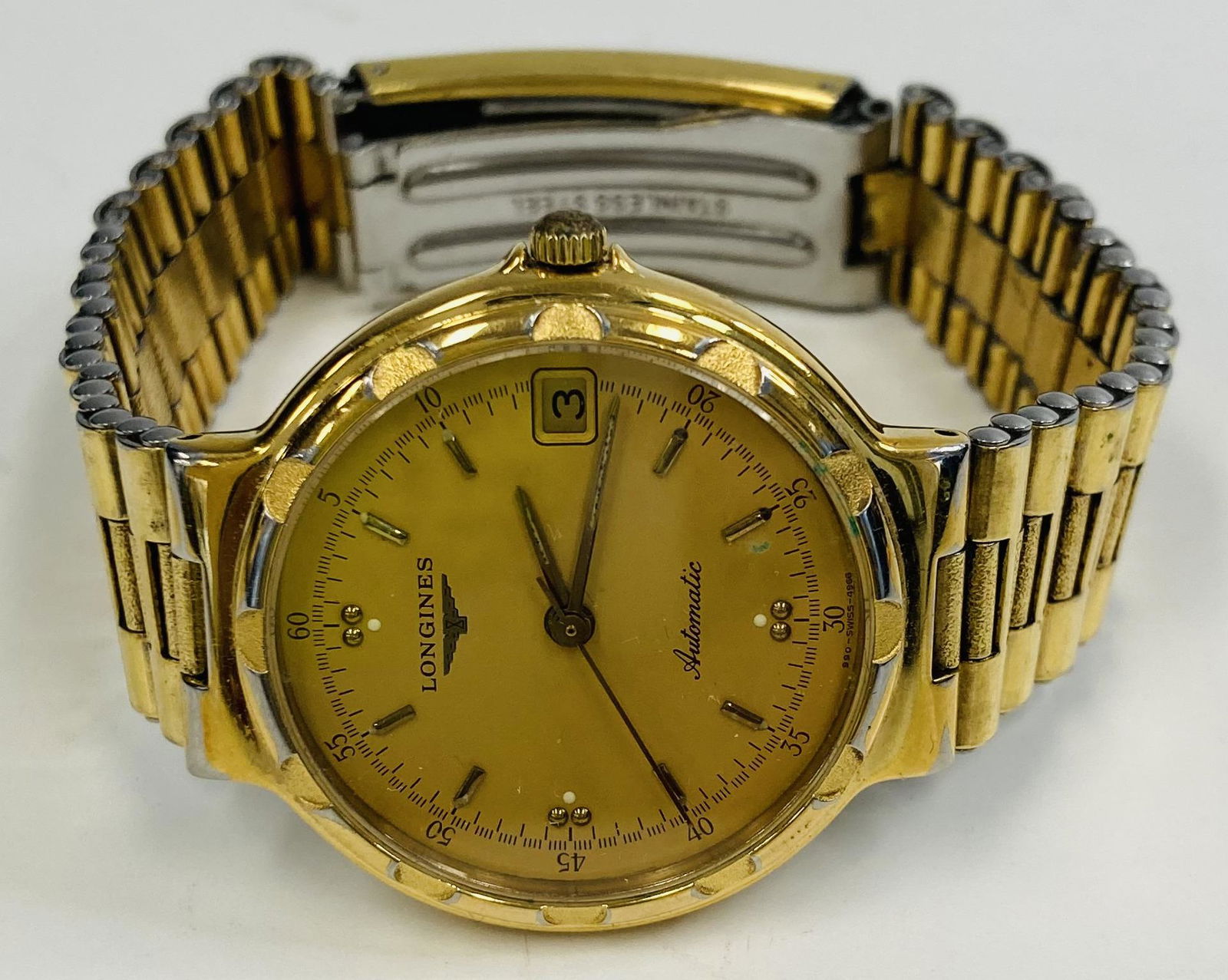 Vintage Longines Conquest Gold Filled Automatic Men s Watch