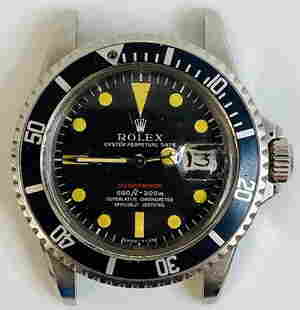 ROLEX SUBMARINER AUTOMATIC MEN'S WATCH REF.1680 & BOX: ROLEX SUBMARINER AUTOMATIC MEN'S WATCH REF.1680 & BOX Condition: Pre-owned Diameter: 43 mm *We can't garantee that the watch keeps accurate time, it wasn't tested long enough* SHIPPING FEE CANADA 50.0