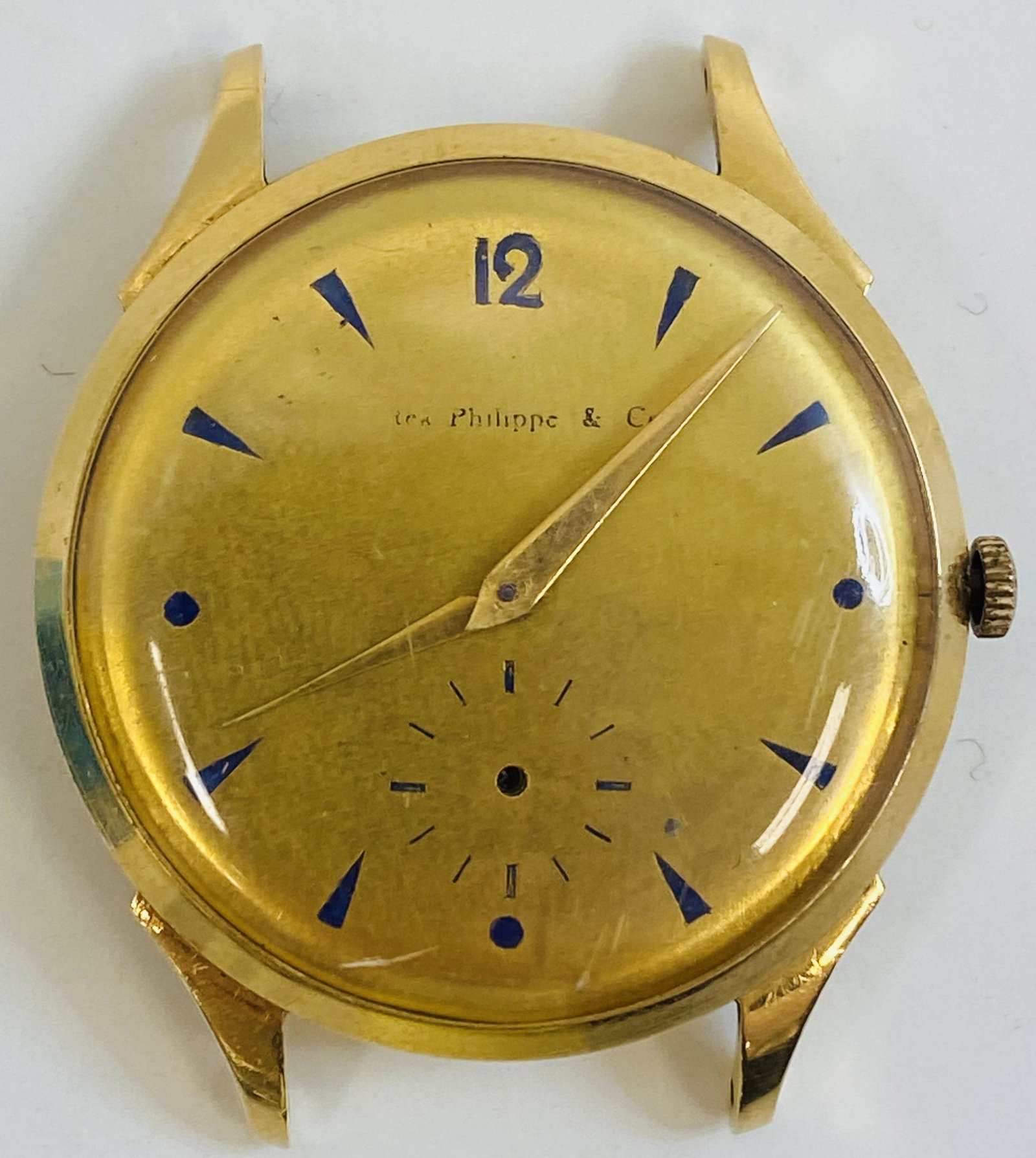 PATEK PHILIPPE & CO 18K GOLD WIND-UP MEN'S WATCH (1 of 5)