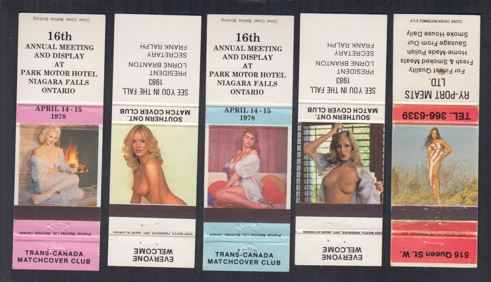 1970'S PIN-UP MATCHBOOK LOT OF 48 (1 of 6)