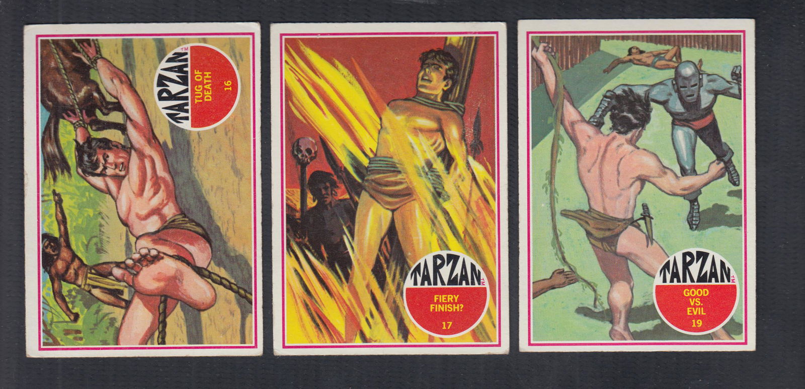 1966 PHILADELPHIA TARZAN CARDS LOT OF 100 (1 of 6)