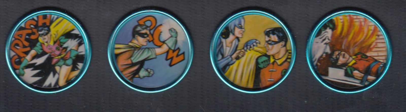 1966 SPACE MAGIC BATMAN COIN NEAR SET 17/20 (1 of 4)