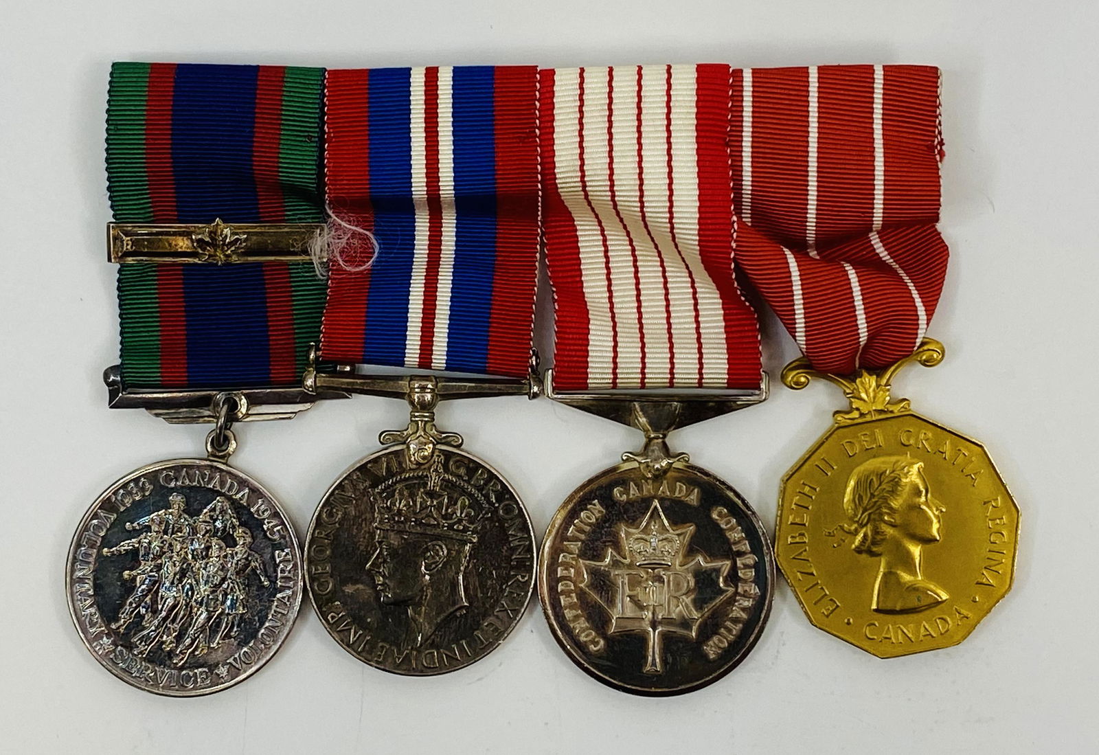 1939-45 WW2 CANADA ARMY MEDAL GROUP OF 4 (1 of 2)