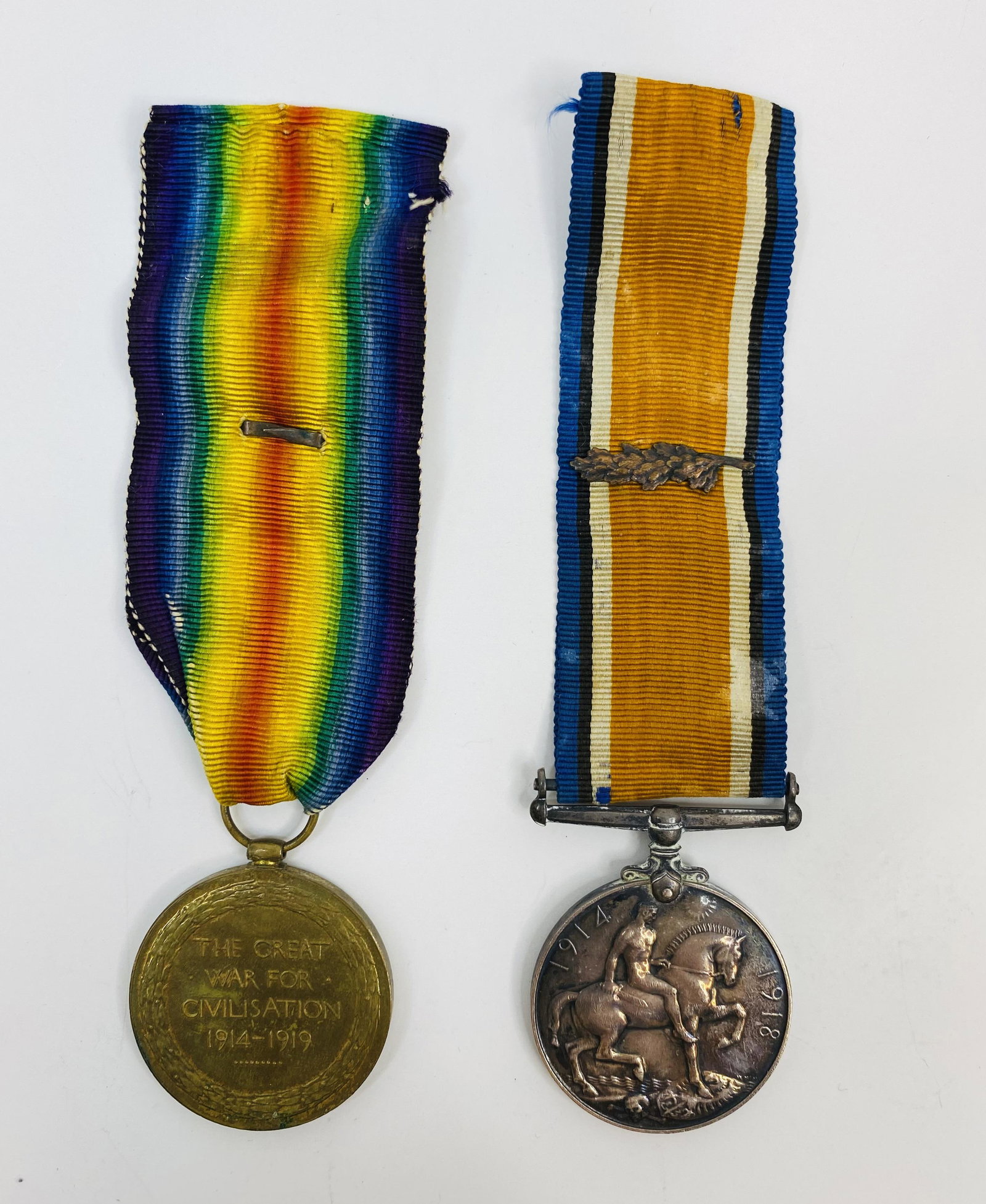 1914-18 WW1 CANADA MEDAL PAIR: 1914-18 WW1 CANADA MEDAL PAIR CONDITION : pre-owned NAMED: 500833 SPR F. WARD C.E SHIPPING FEE CANADA 6.00$ USA 6.00$ Combined shipping is available for an extra fee, but only on items won on the same