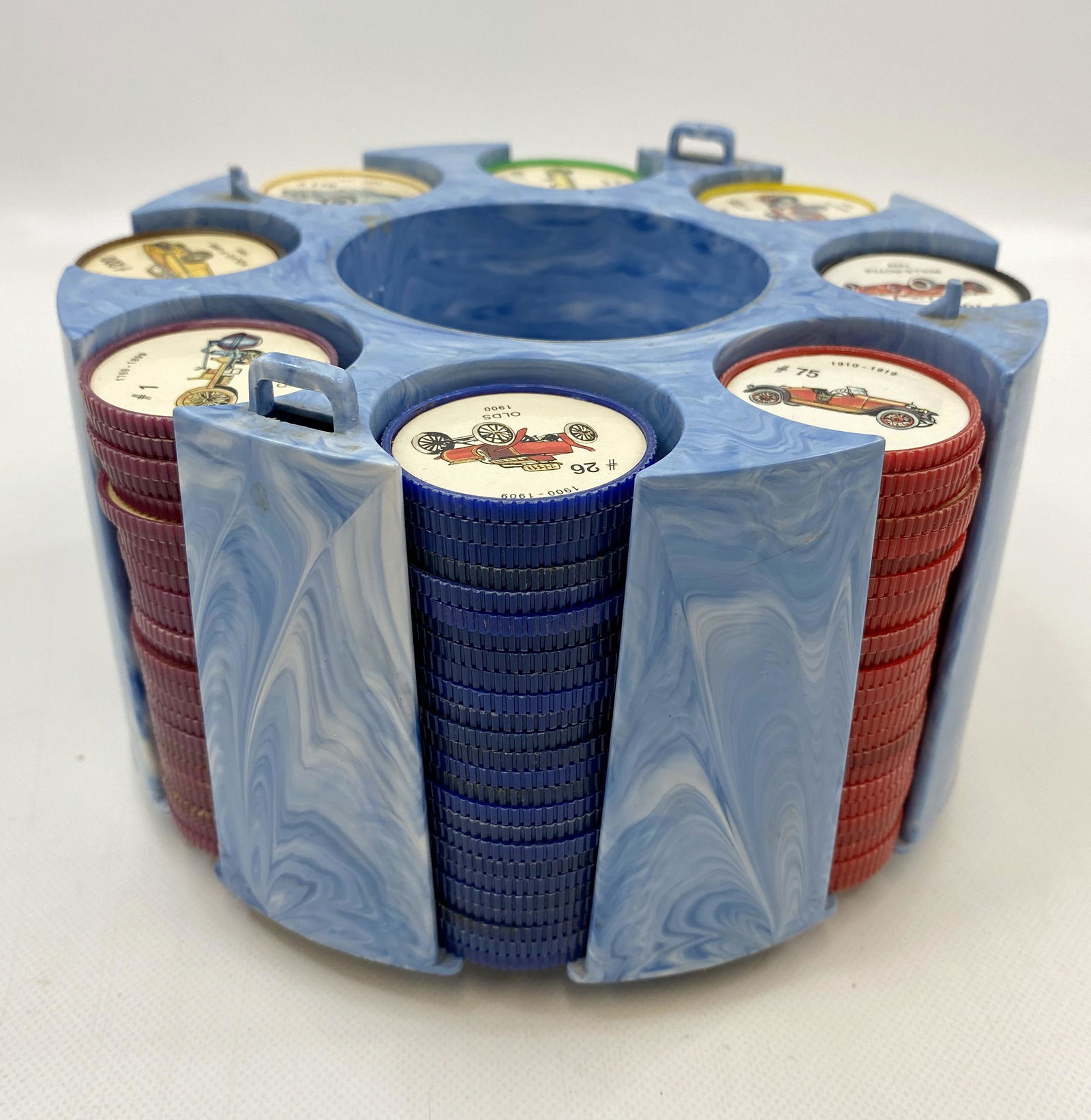 1960'S JELL-O ANTIQUE CAR COIN FULL SET 200/200 & TRAY (1 of 10)