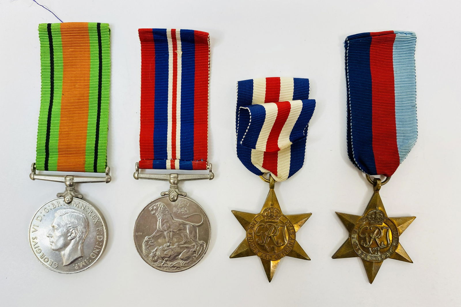 1939-45 WW2 BRITISH ARMY MEDALS LOT OF 4 (1 of 5)