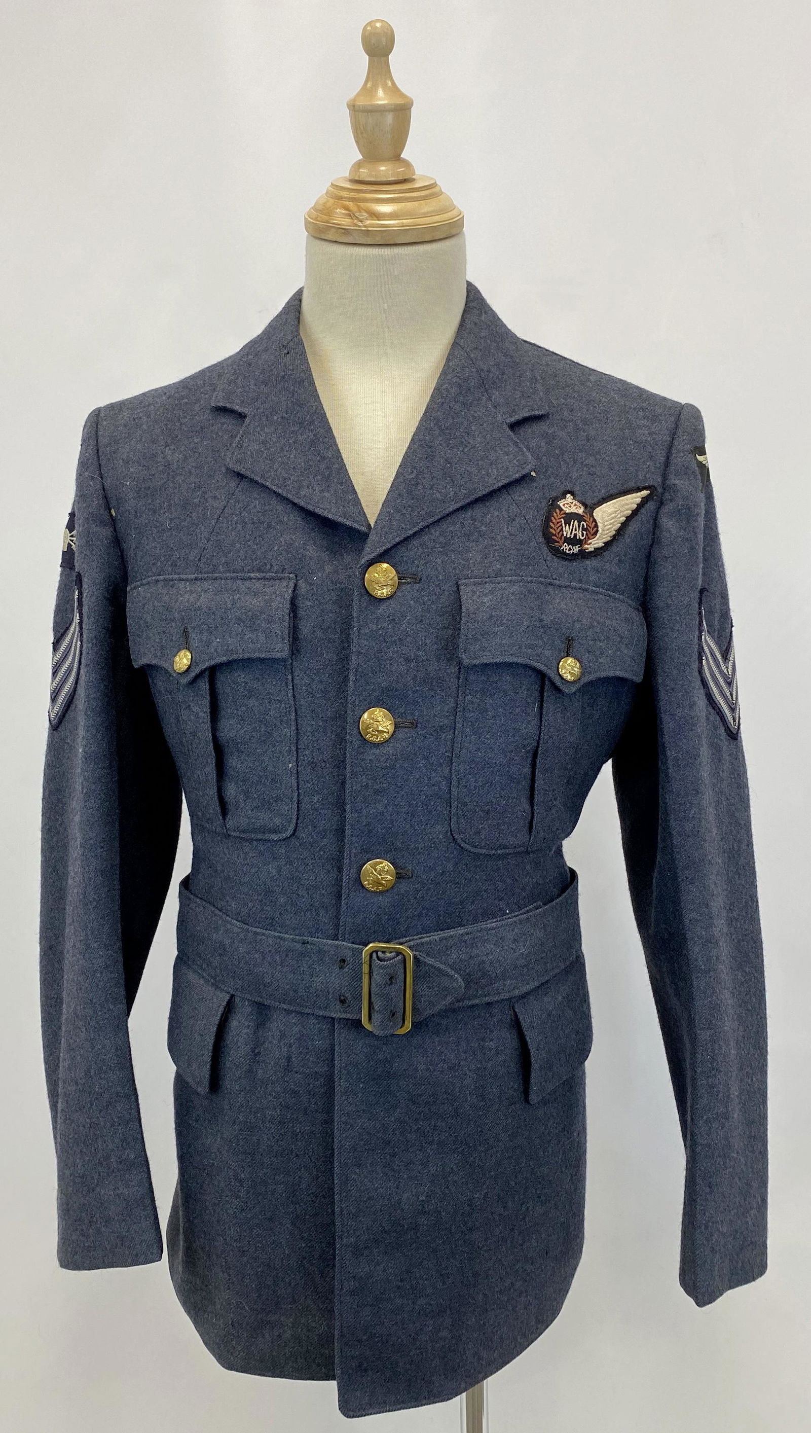 1950-53 KOREA WAR ROYAL CANADIAN AIR FORCES UNIFORM DATED 1949 (1 of 8)