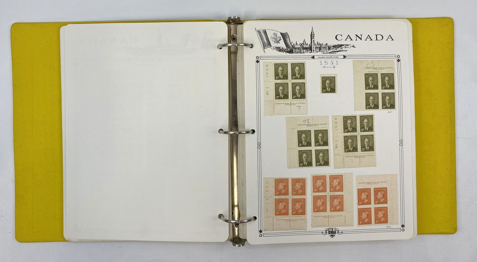 1897-1977 CANADA STAMPS ALBUM COLLECTION (1 of 10)