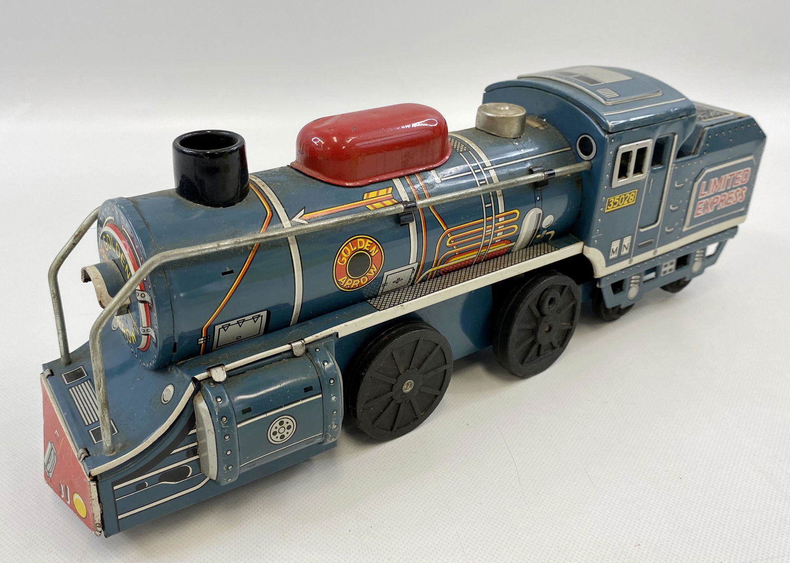 1950'S JAPAN LIMITED EXPRESS TRAIN FRICTION TIN TOY (1 of 7)