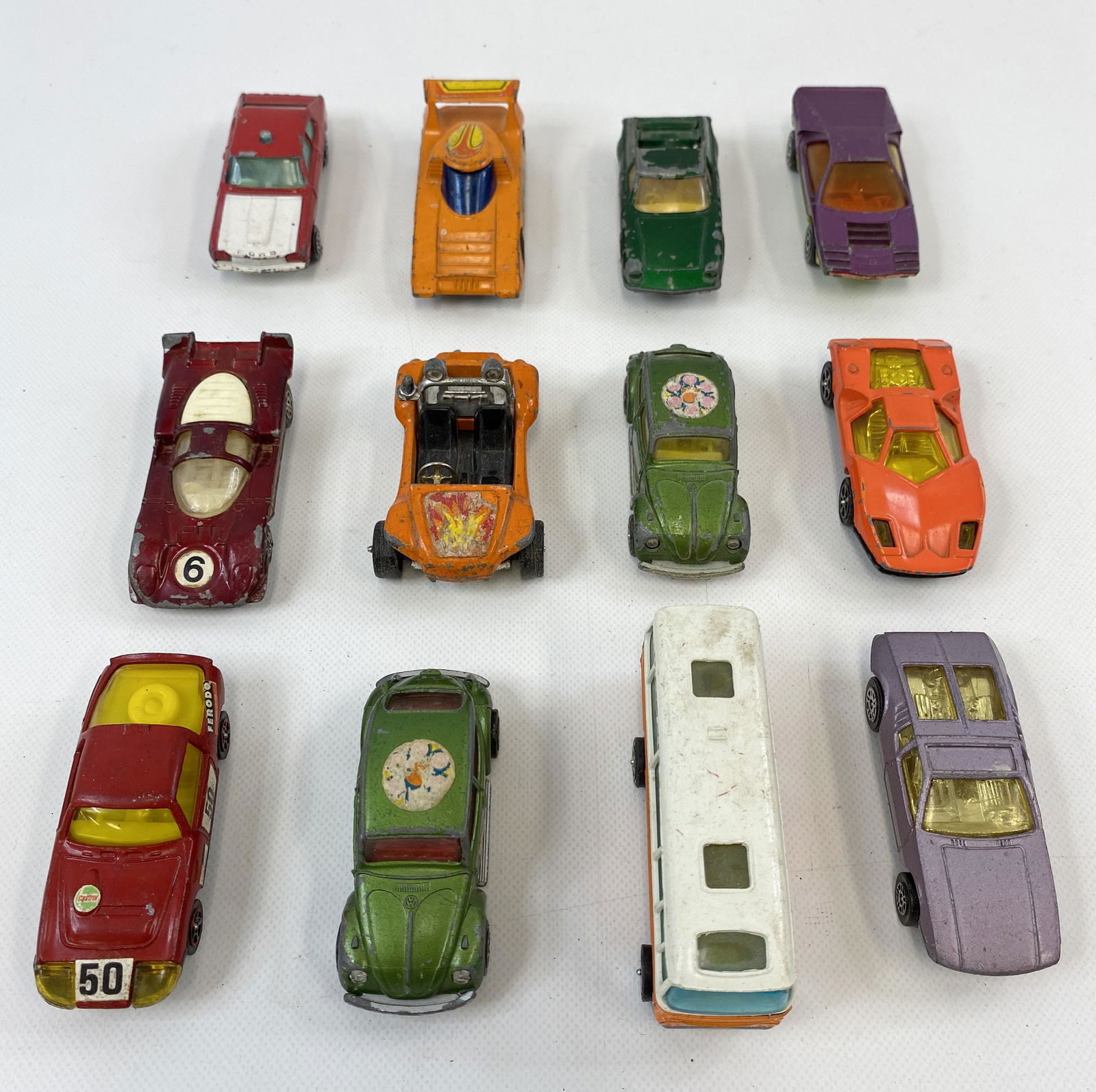 1970'S CORGI JUNIORS WHIZZWHEELS CAR LOT OF 12 (1 of 4)
