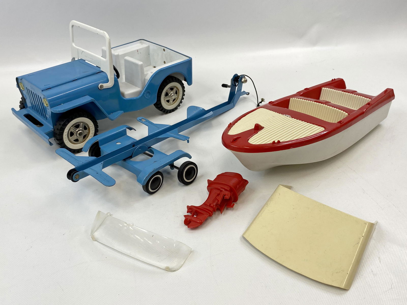 Tonka jeepster with deals boat