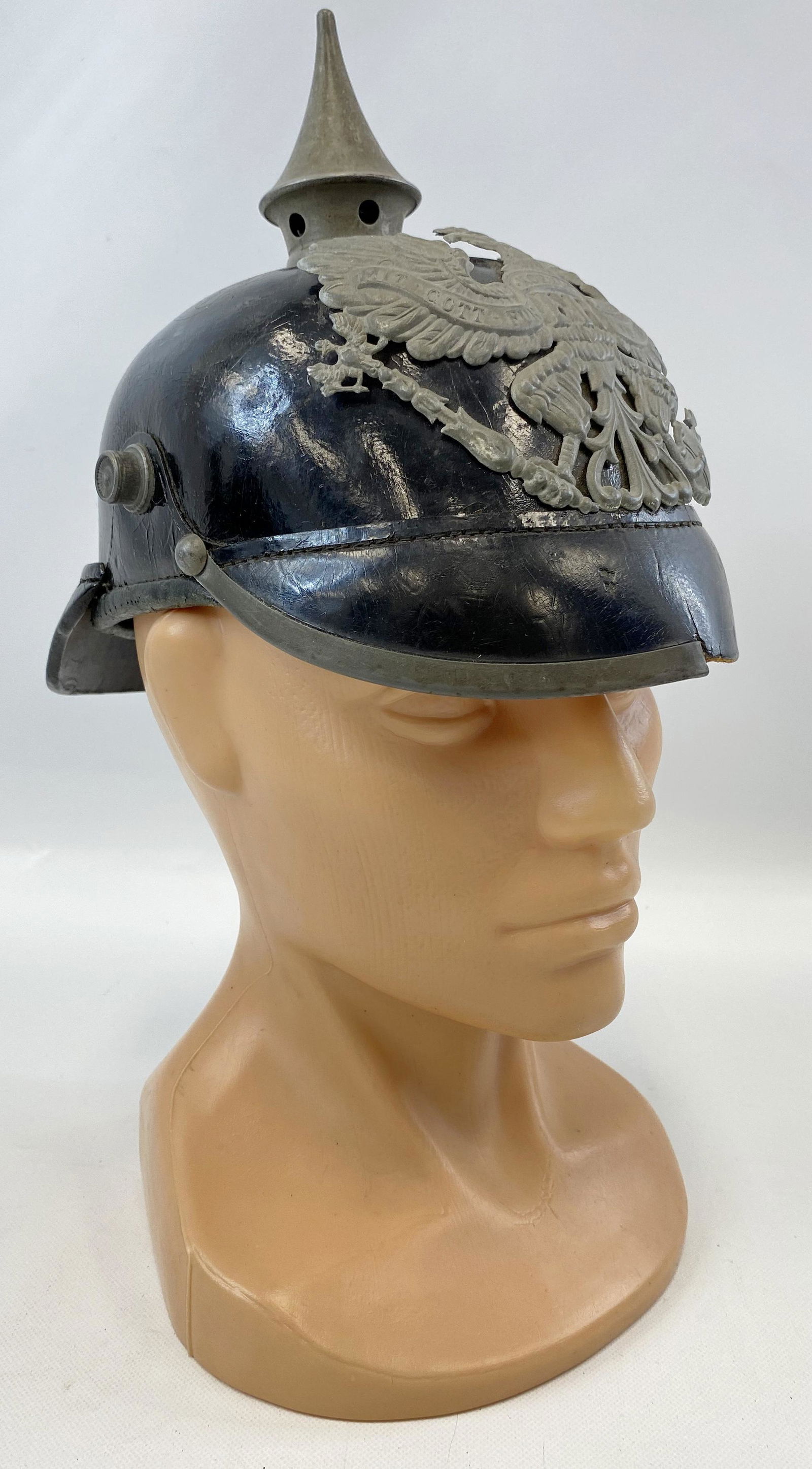 1914-18 WW1 GERMAN PICKELHAUBE ARMY HELMET (1 of 7)