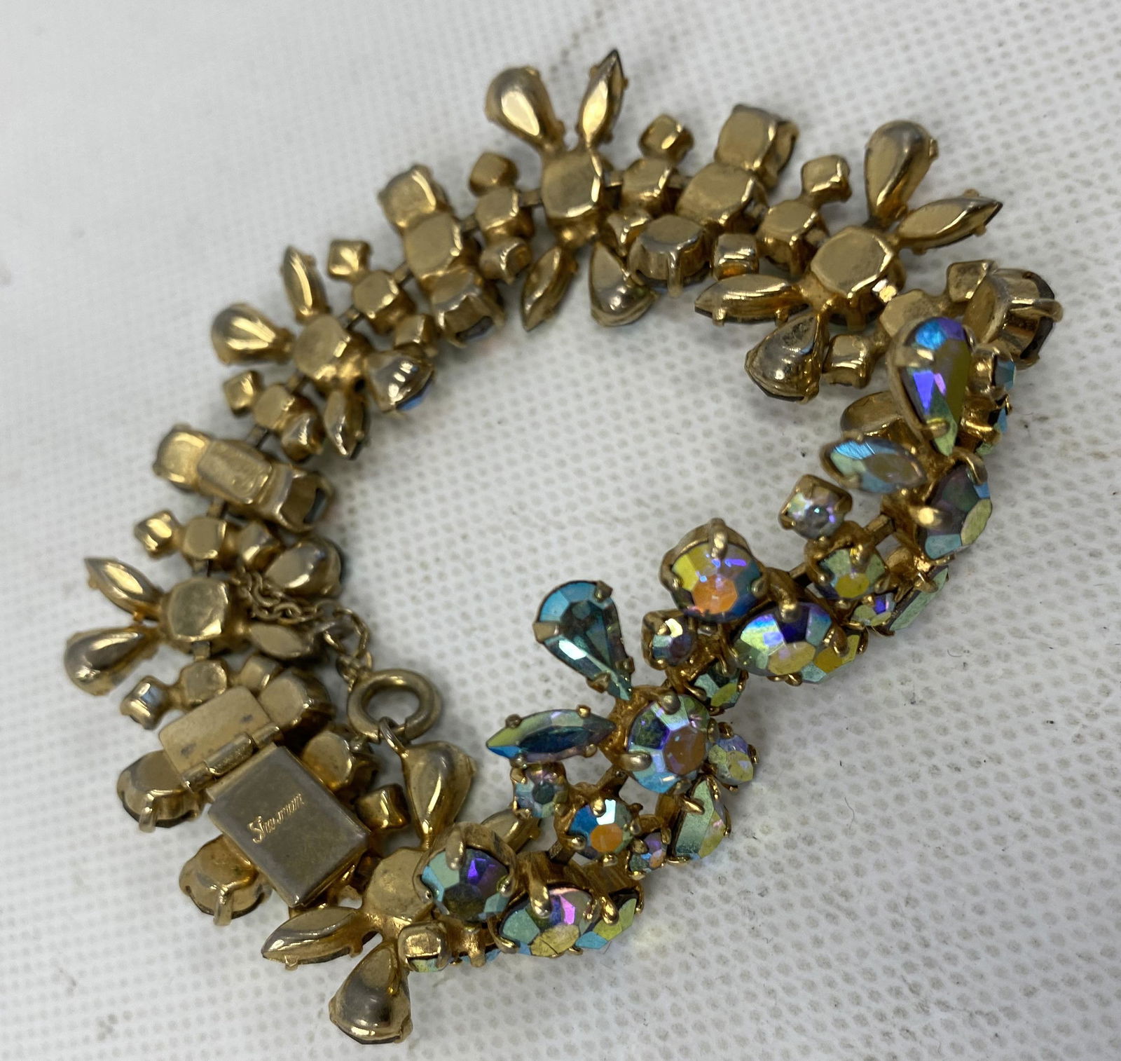 VINTAGE SHERMAN RHINESTONES BRACELET (1 of 3)