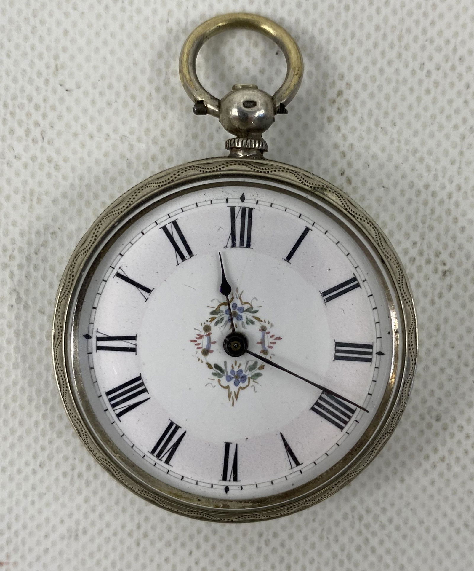 ANTIQUE NO NAME 0.850 SILVER POCKET WATCH (1 of 5)