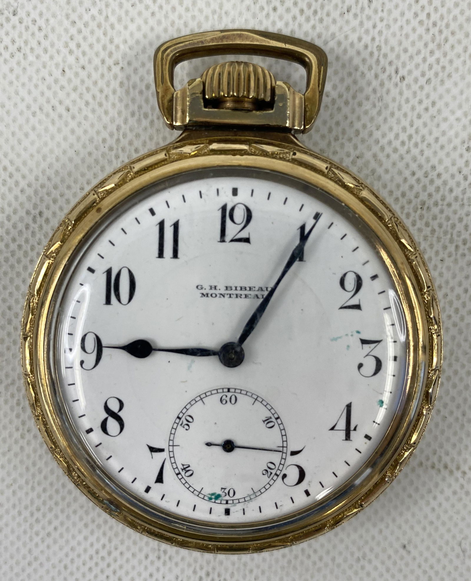 ANTIQUE ZENITH GOLD-FILLED 17 JEWELS POCKET WATCH (1 of 4)