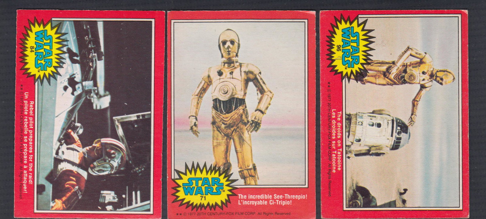 1977 O-PEE-CHEE STAR WARS CARD SER.2 LOT OF 100 (1 of 4)