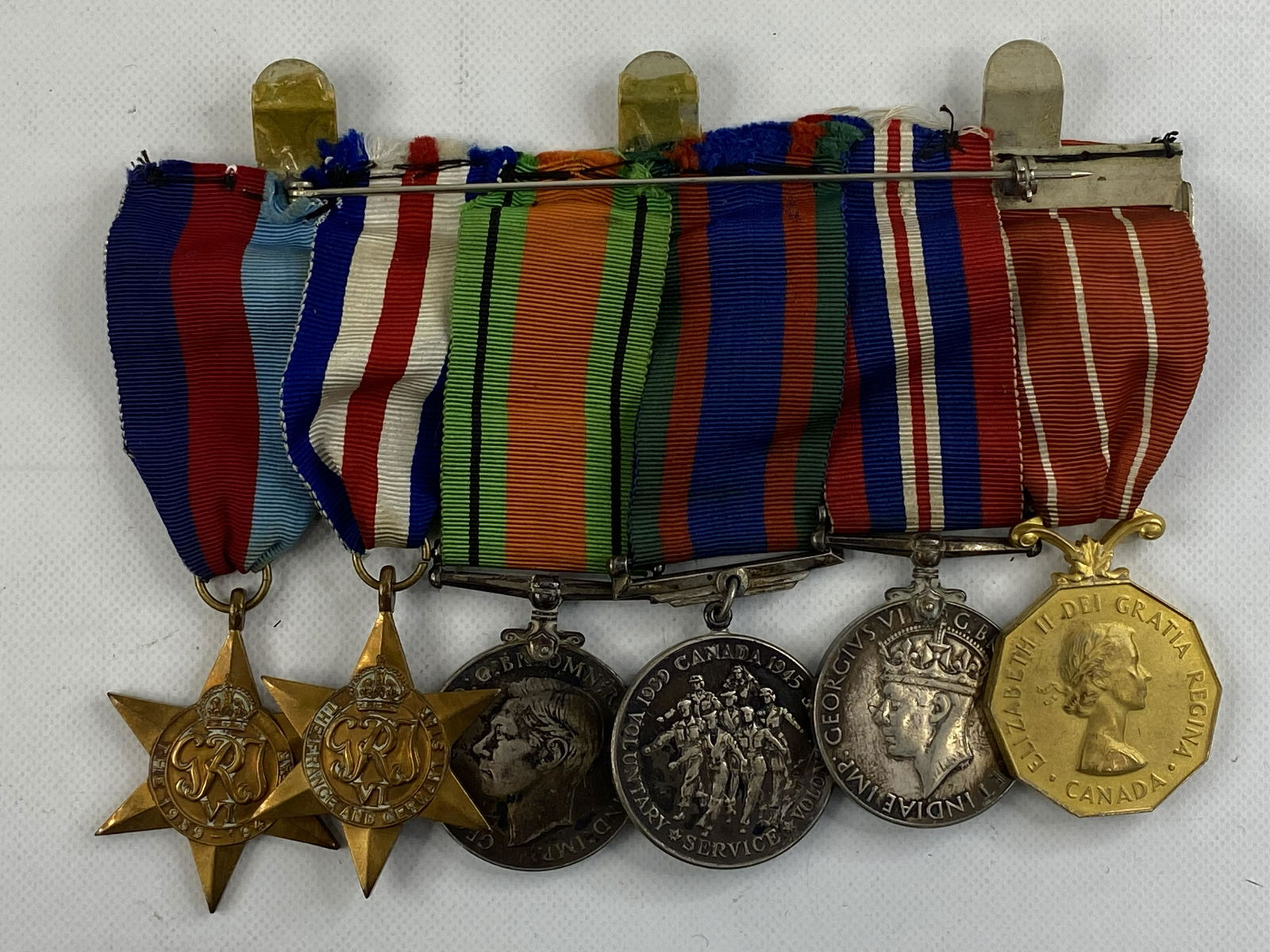 1939-45 WW2 CANADA ARMY MEDALS GROUP OF 6 (1 of 2)