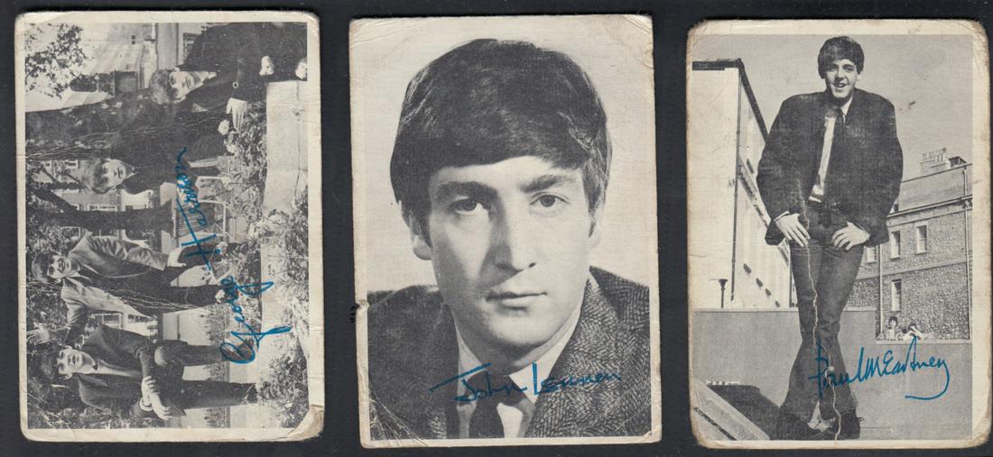 1964 TOPPS BEATLES CARD SER.1 NEAR SET 57/60 (1 of 4)