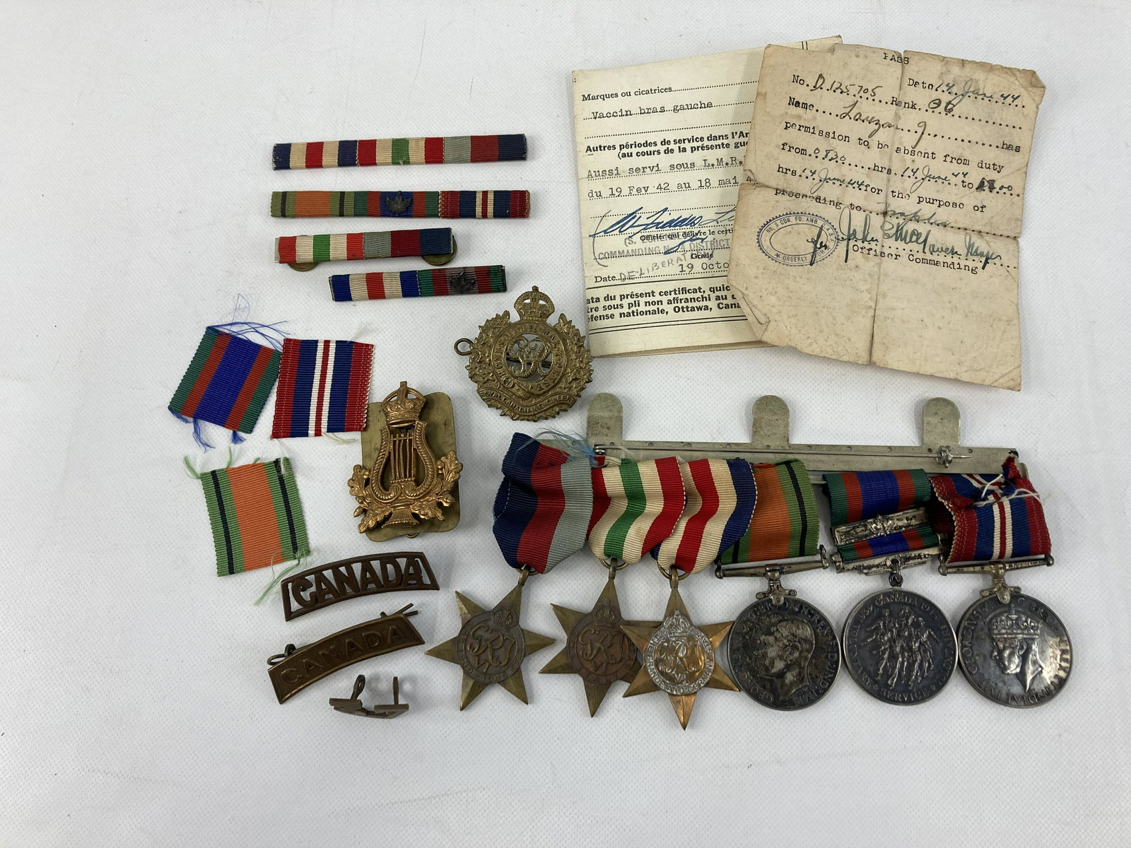 1939-45 WW2 CANADA ARMY MEDALS GROUP OF 6 + OTHERS (1 of 5)