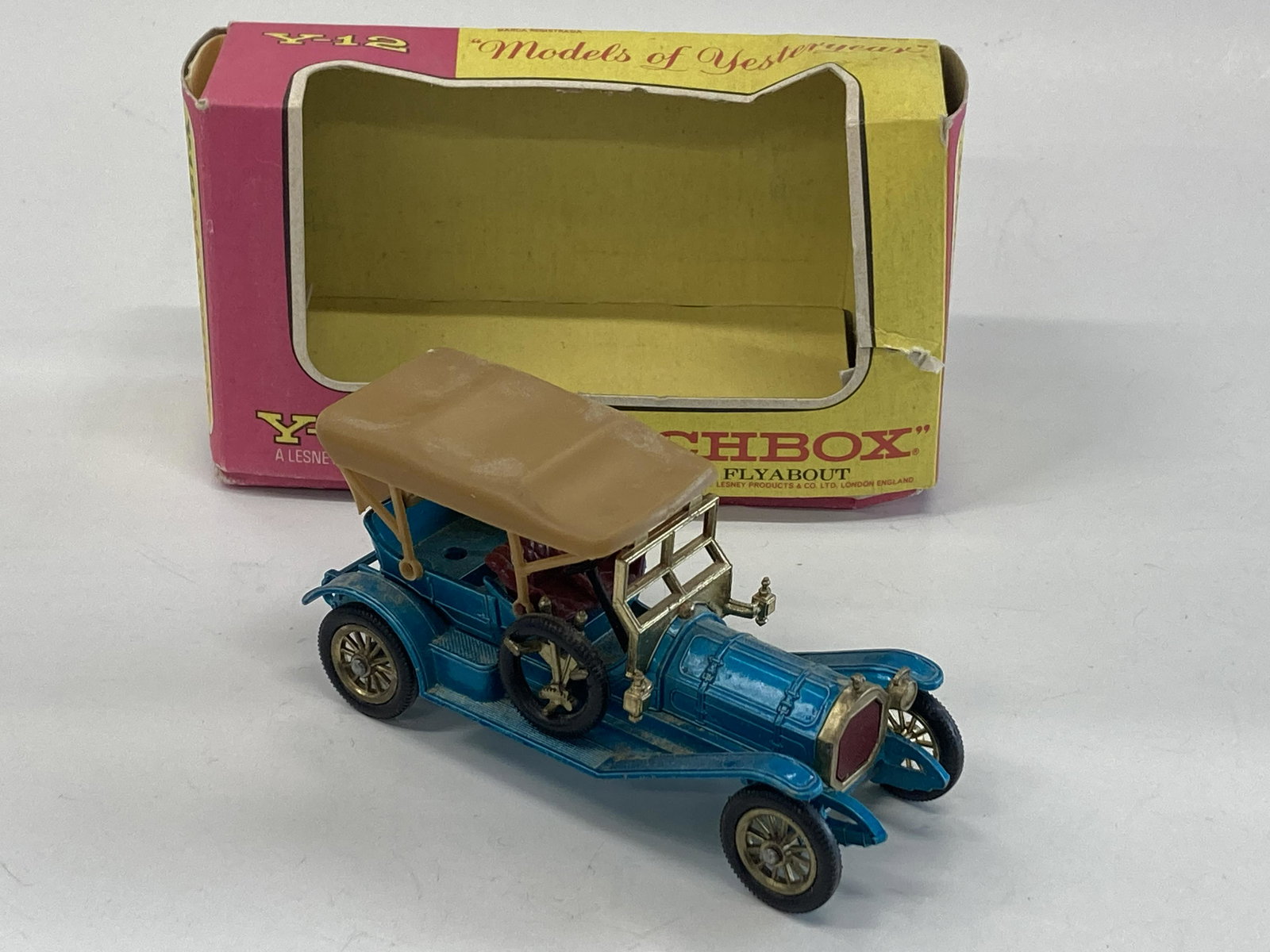 VINTAGE MATCHBOX TOYS 1909 THOMAS FLYABOUT # Y-12 & BOX: VINTAGE MATCHBOX TOYS 1909 THOMAS FLYABOUT # Y-12 & BOX CONDITION: PRE-OWNED SHIPPING FEE CANADA 10.00$ USA 15.00$ Combined shipping is available for an extra fee, but only on items won on the same d