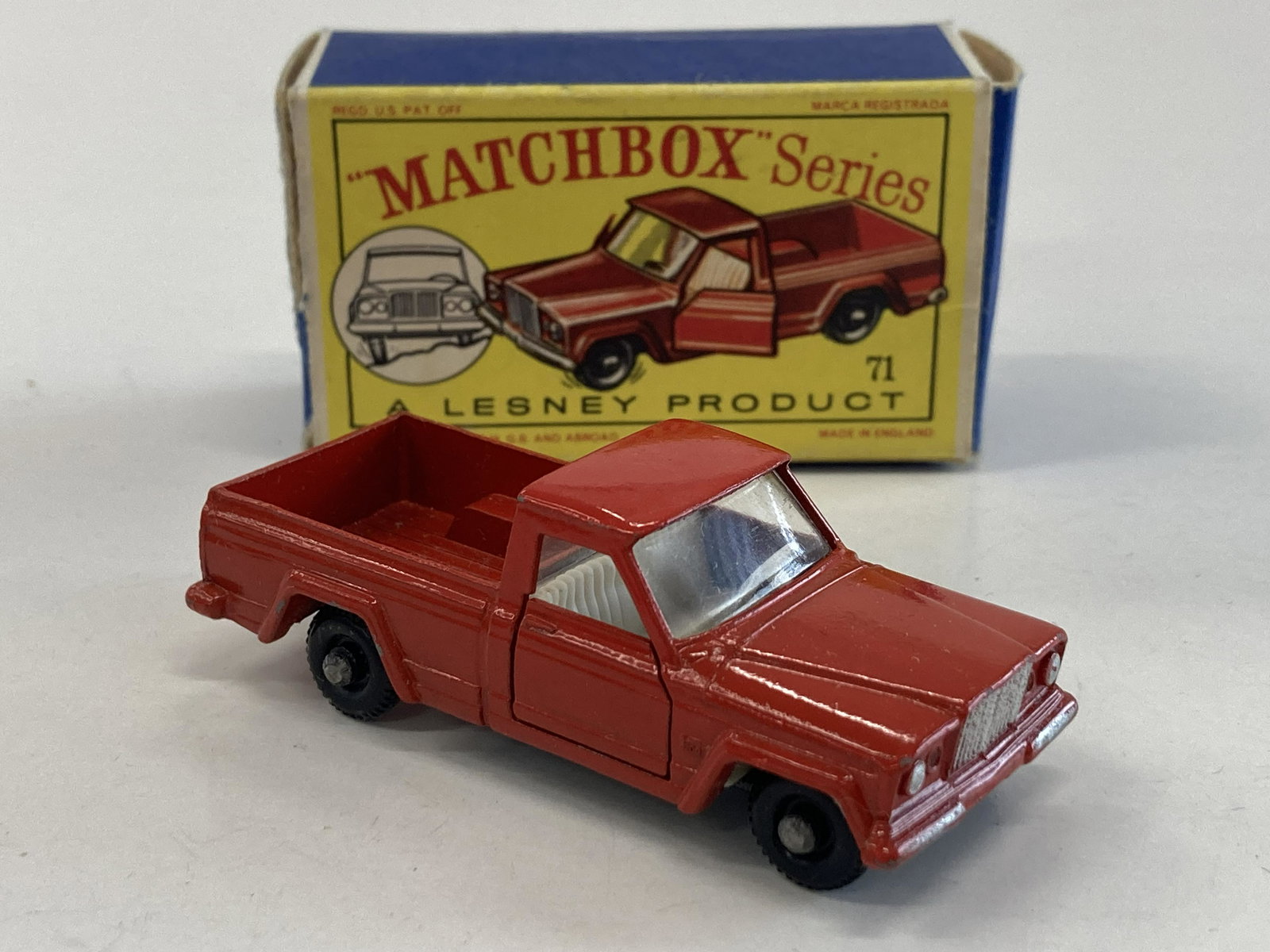 VINTAGE MATCHBOX TOYS PICK-UP TRUCK #71 & BOX (1 of 7)