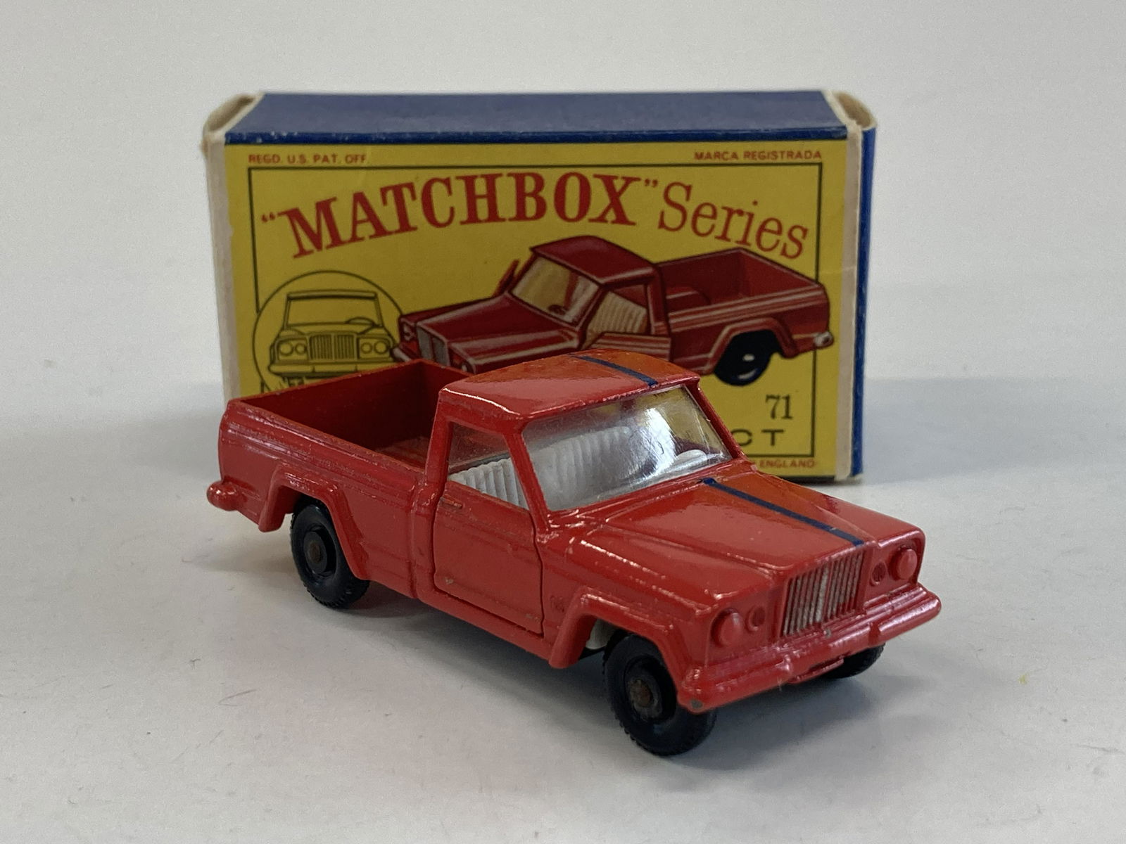 MATCHBOX 　No.71 Army Water Truck VINTAGE MATCHBOX LESNEY 200 GALLON WATER TRUCK ARMY ENGLAND