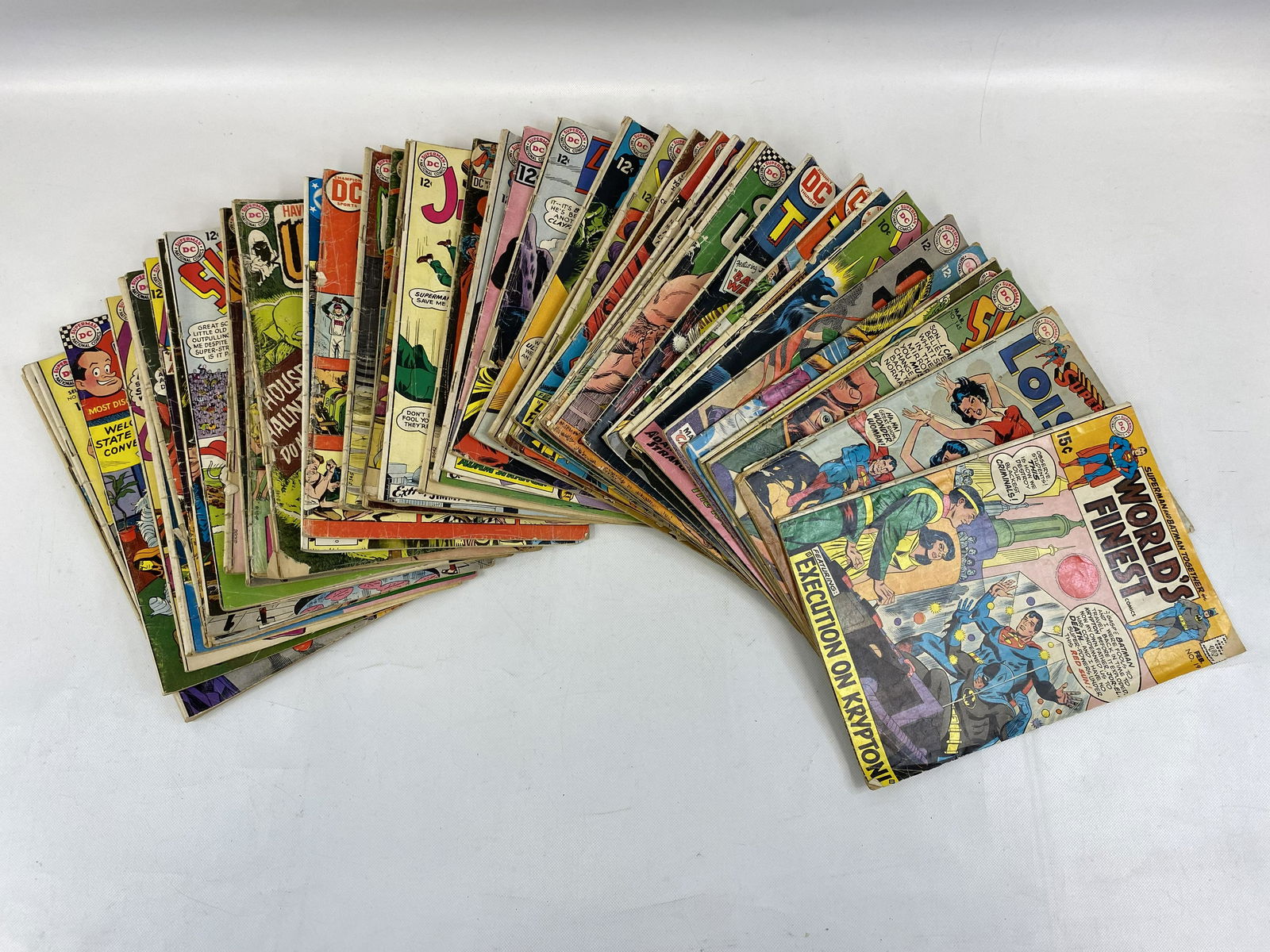 VARIOUS DC COMIC LOT X 45 1960-70'S BATMAN SUPERMAN (1 of 14)