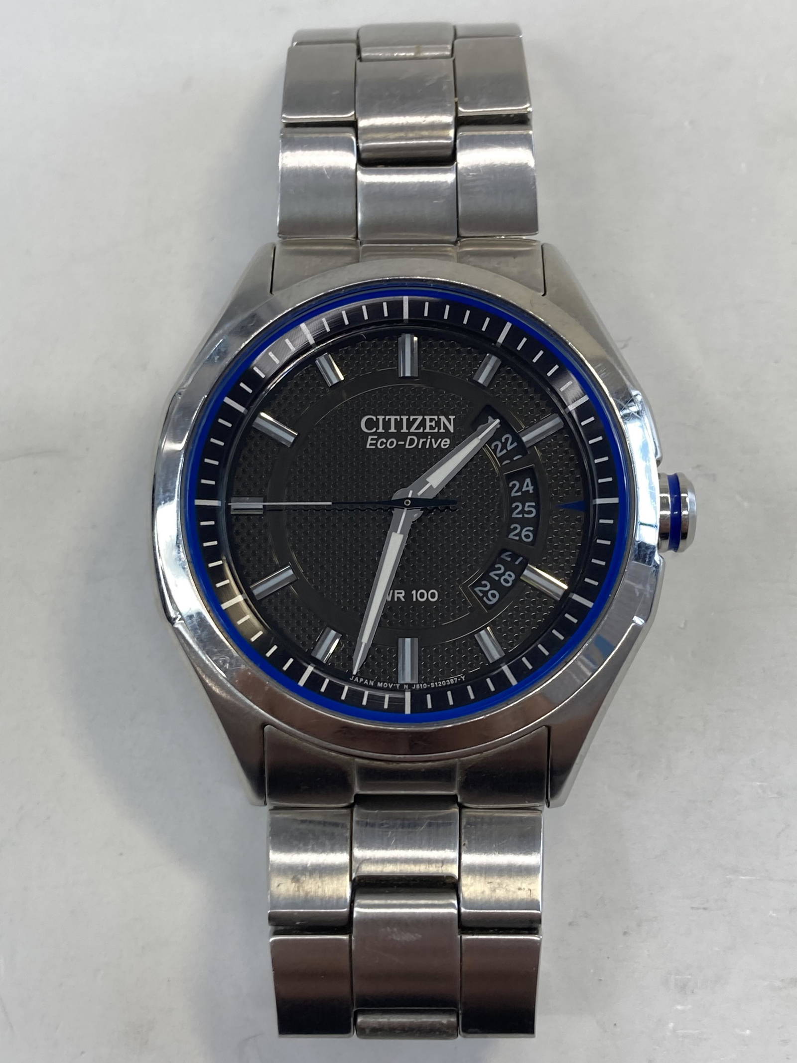 Citizen Ecodrive Wr100 Battery Men's Watch Auction