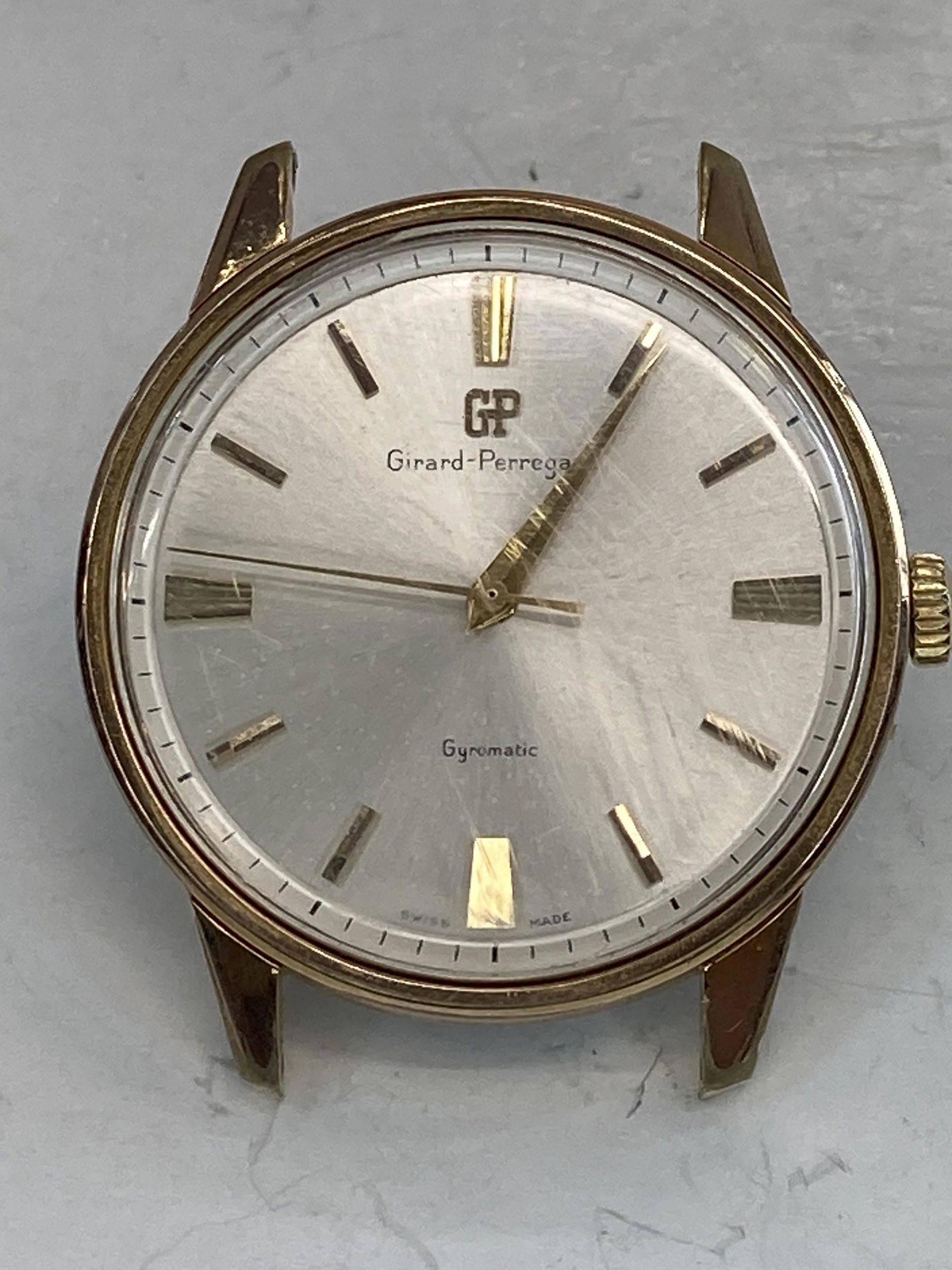 Vintage Girardperregaux Gyromatic Gold Filled Men's Watch Auction