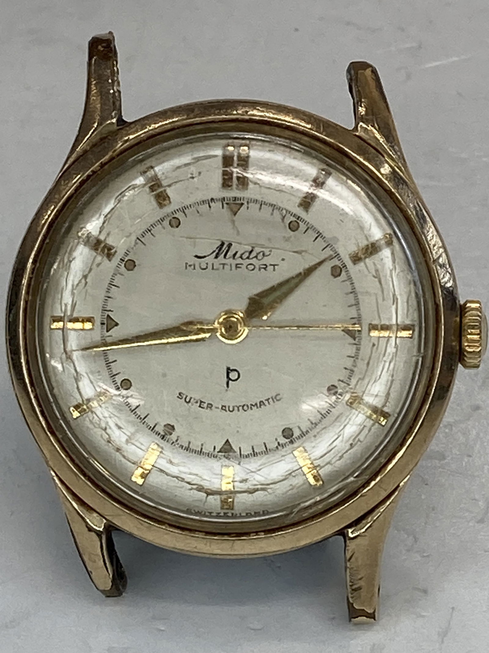 Vintage Mido Multifort Gold Filled Automatic Men's Watch Auction