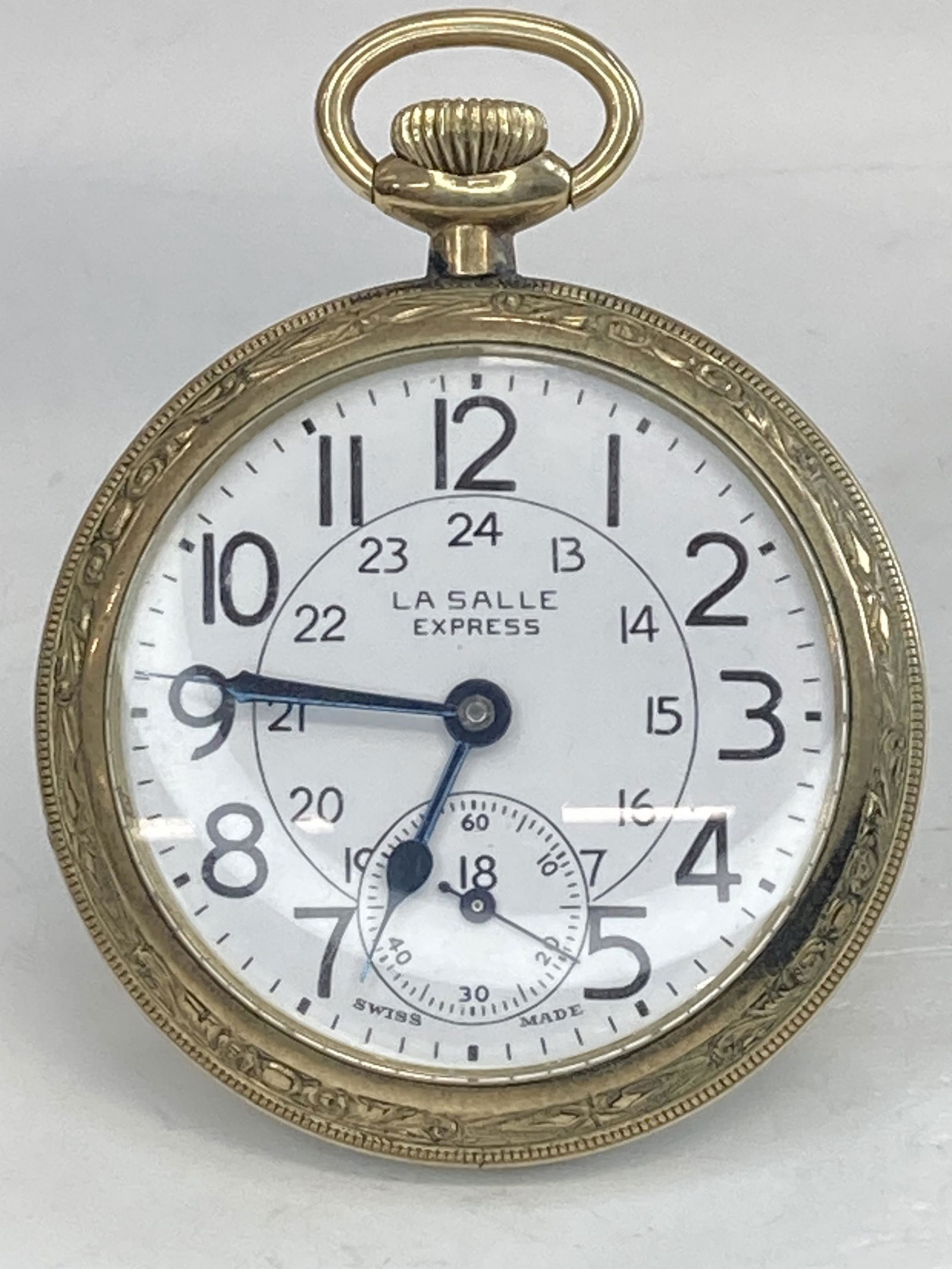Vintage La Salle 21 Jewels Gold Filled Pocket Watch Auction