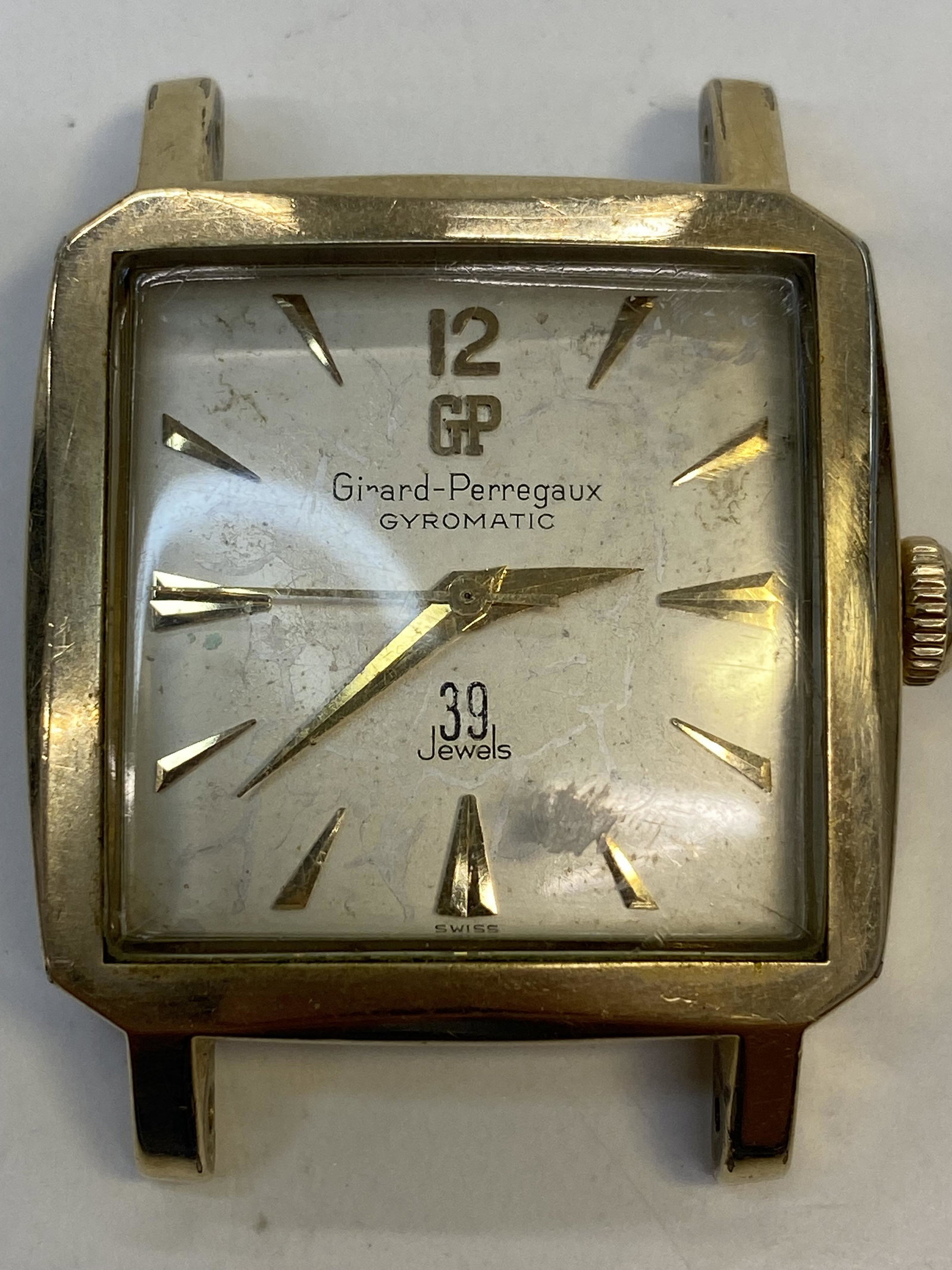 VINTAGE GIRARD-PERREGAUX GYROMATIC AUTOMATIC MENS WATCH (1 of 3)