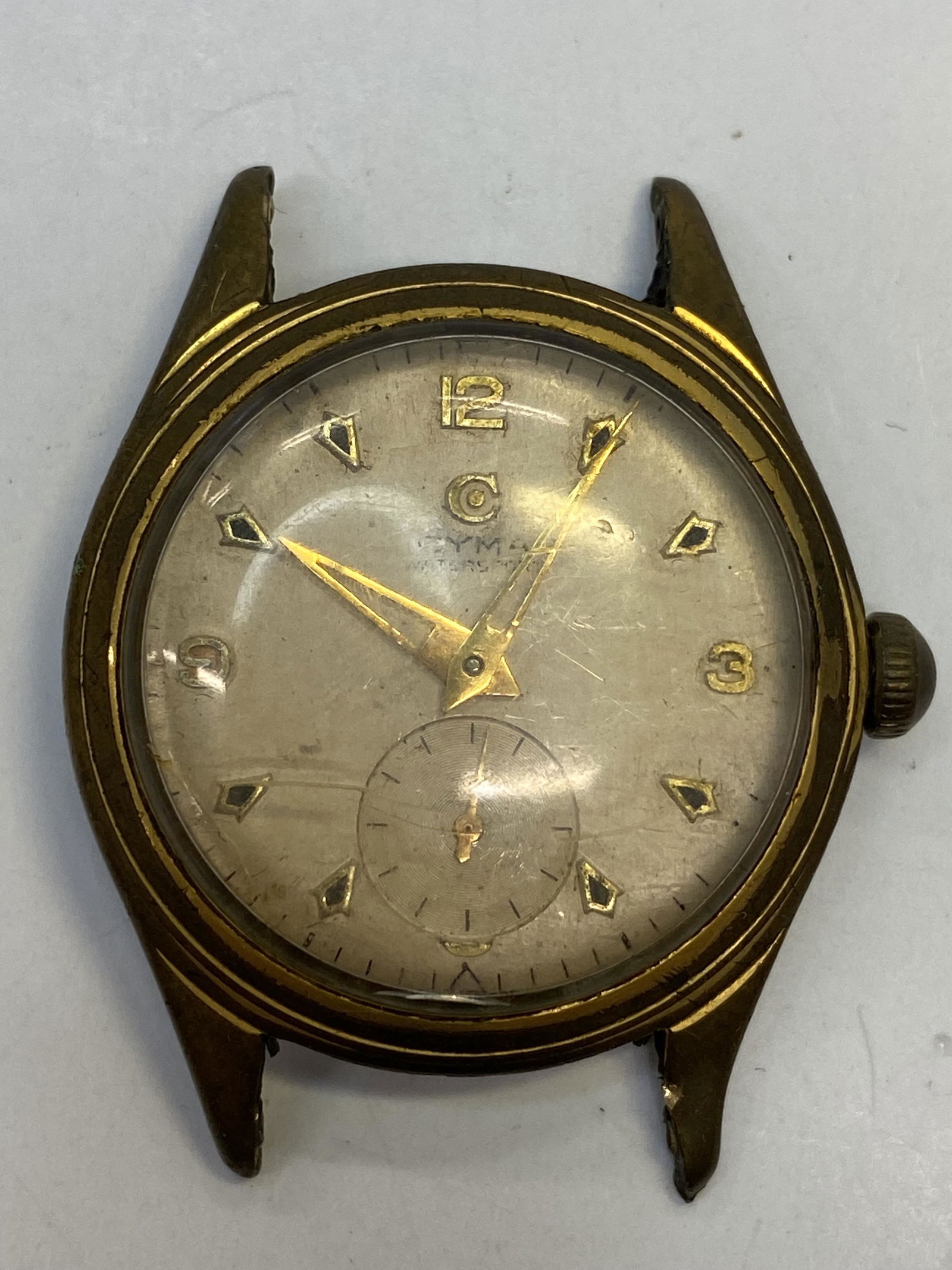 Vintage Cyma Gold Filled Windup Mens Watch Auction