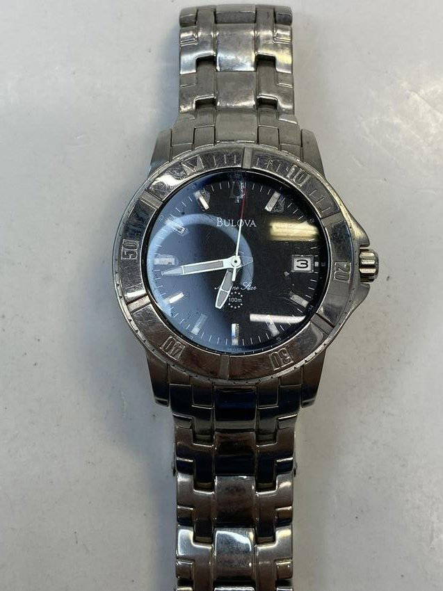 Bulova Marine Star Battery Mens Watch Auction