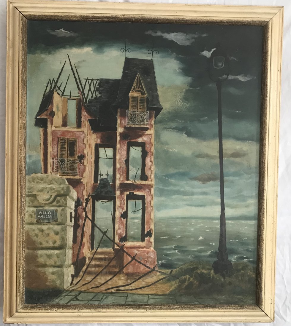Micheal Forster Attr - British Canadian War Painter WW2 Villa Amelia Italy (1 of 3)