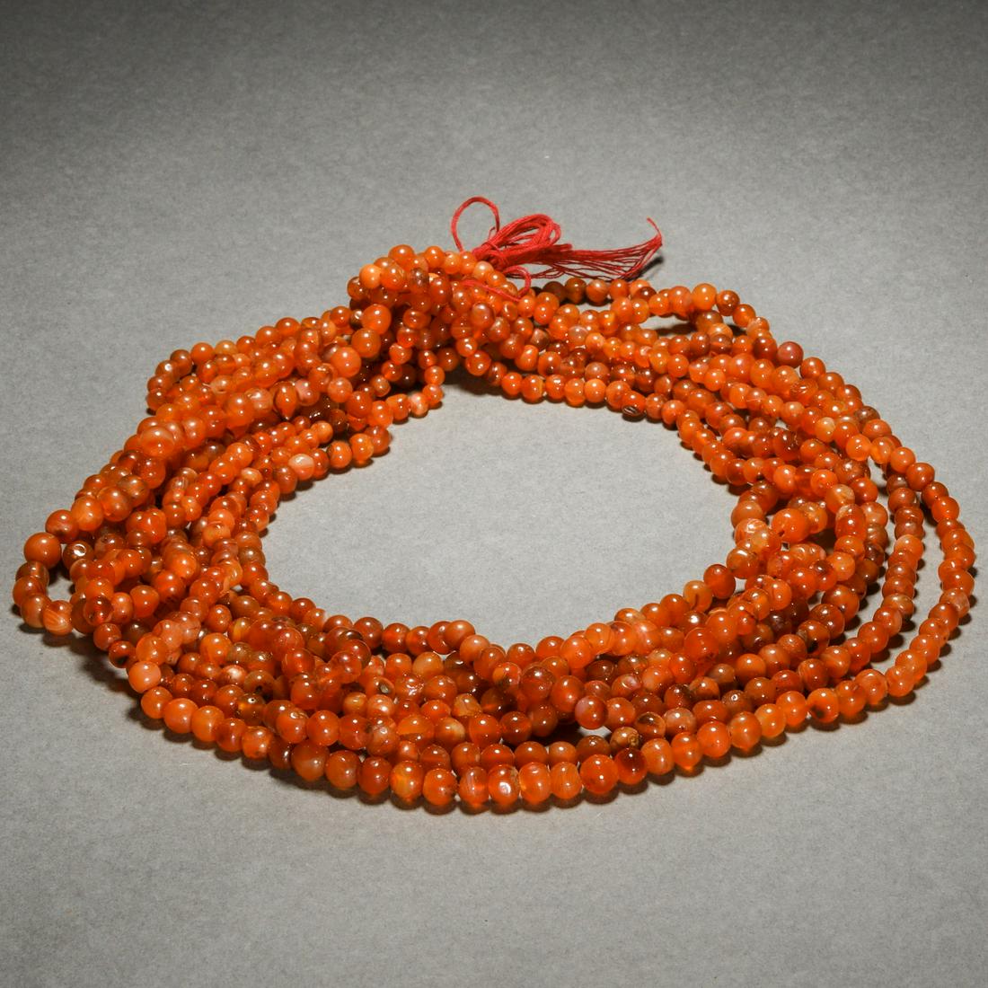 Ming Dynasty red agate necklace jewelry (1 of 6)