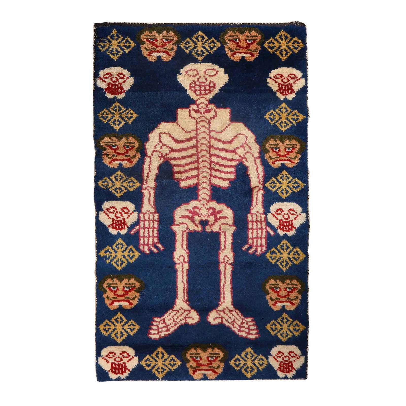 Qing Dynasty tibet corpse forest carpet (1 of 12)