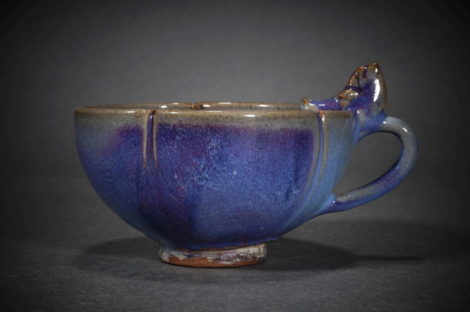 Yuan Dynasty Jun Kiln Porcelain Cup (1 of 6)