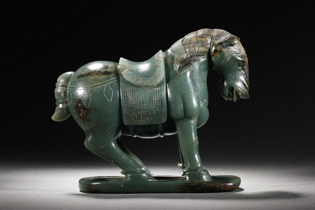 Han Dynasty Hetian Jade Horse (1 of 9)