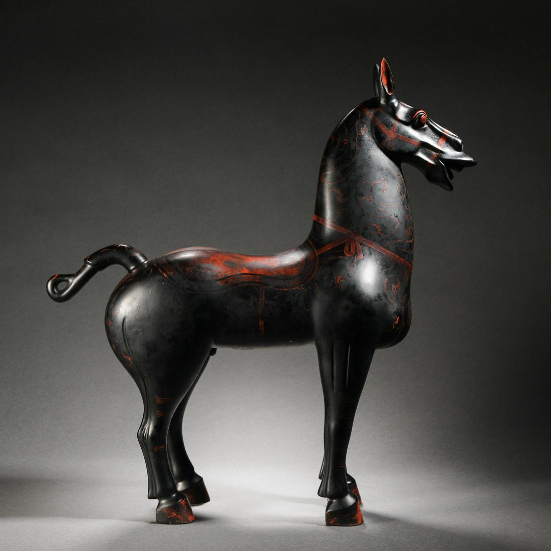 Han Dynasty Lacquer Horse Ornament (1 of 11)