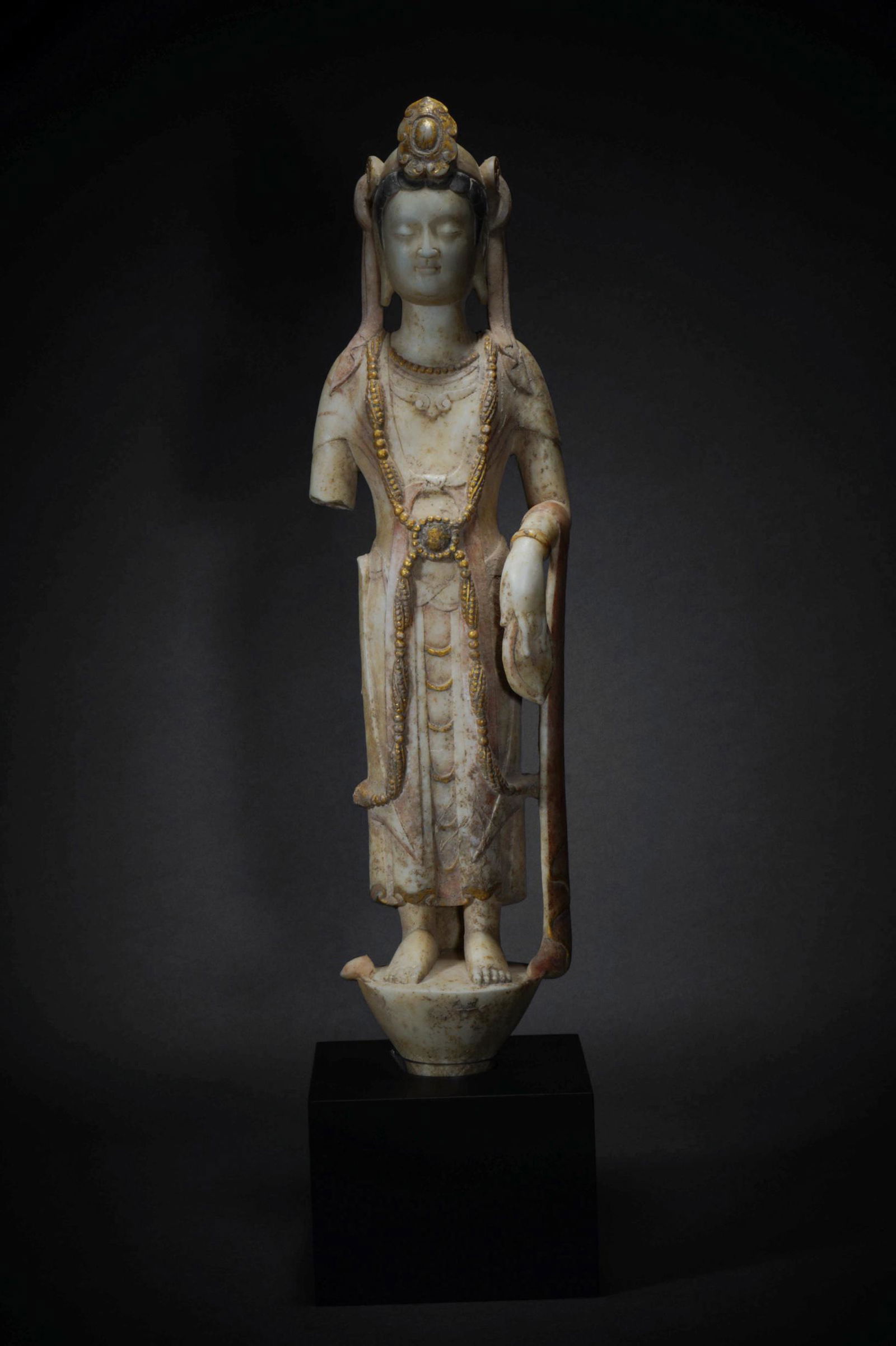 Northern Wei Dynasty White Stone Buddha Statue (1 of 20)